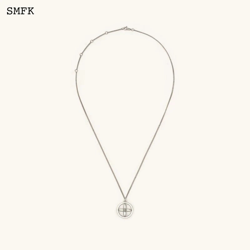 Free COMPASS ORIGINAL COIN METAL NECKLACE(small) x 1 For Spending Over 2000cad