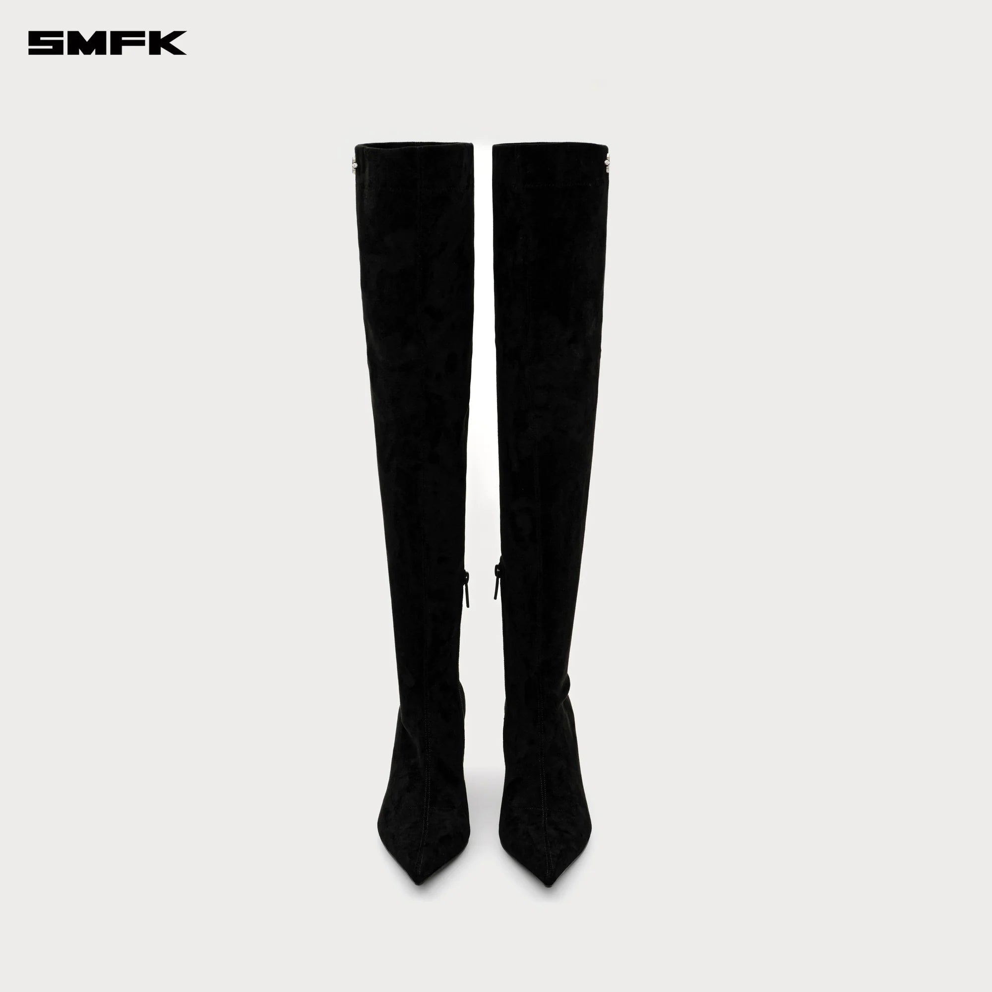 COMPASS RIVET ELASTIC KNEE-HIGH BOOTS