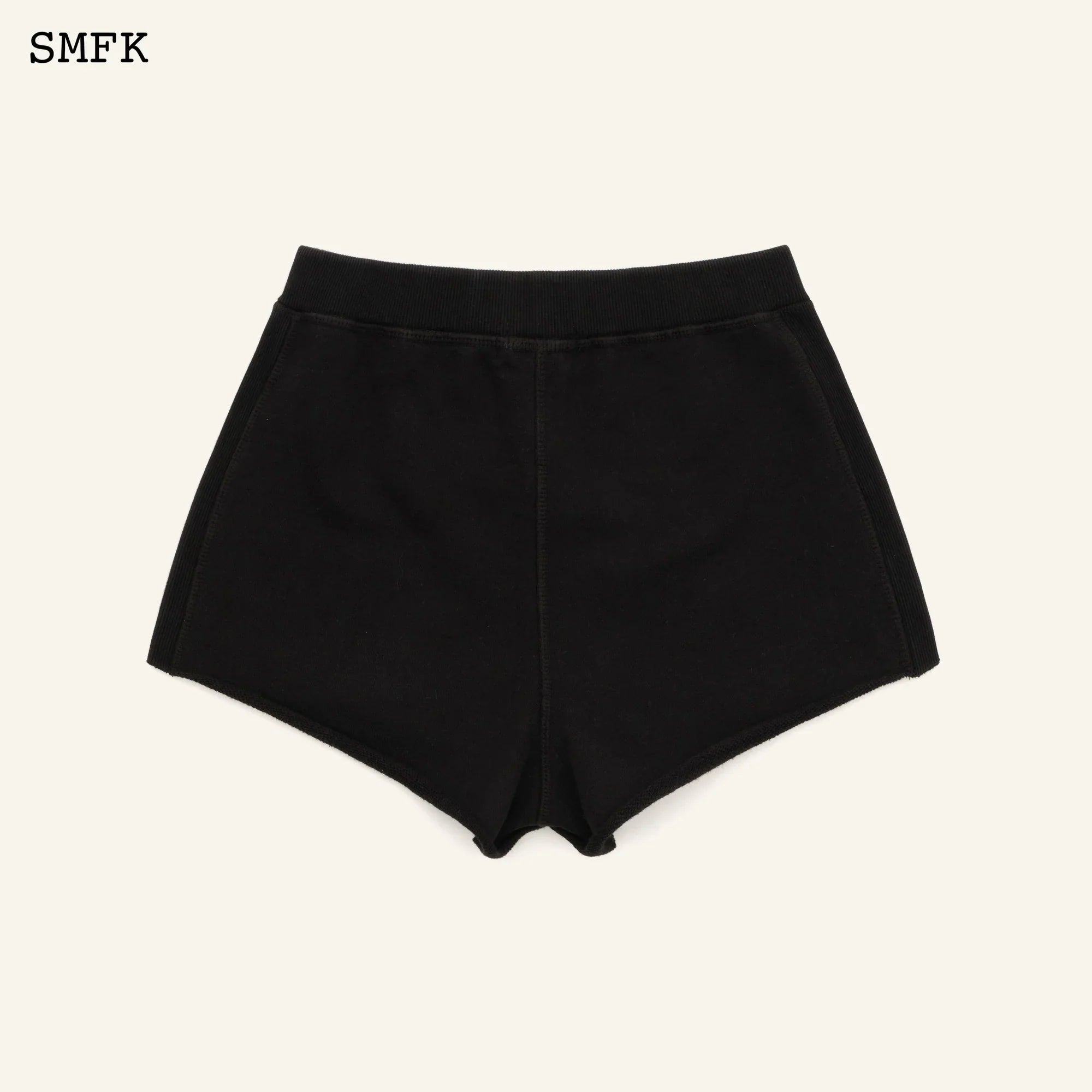 SMFK COMPASS ROVE STRAY SLIM-FIT SPORTY SHORTS BLACK