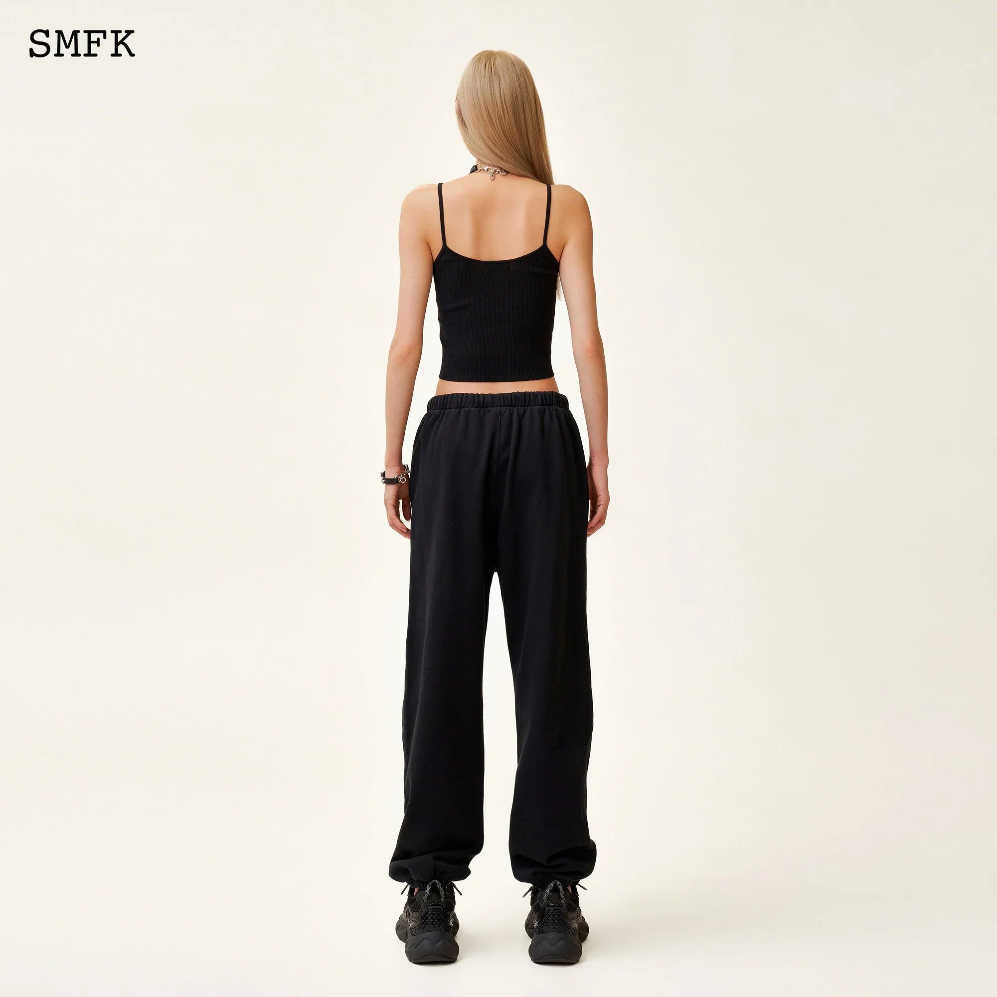COMPASS RUSH JOGGING SWEATPANTS IN BLACK