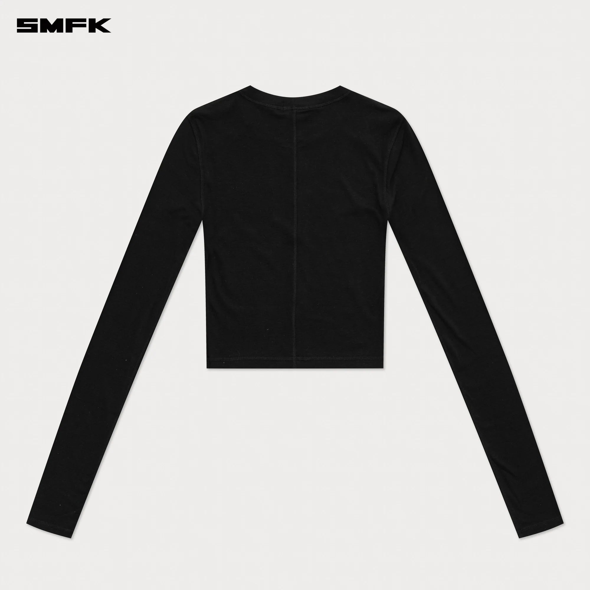 COMPASS RUSH SLIM-FIT LONG SLEEVES TOP BLACK