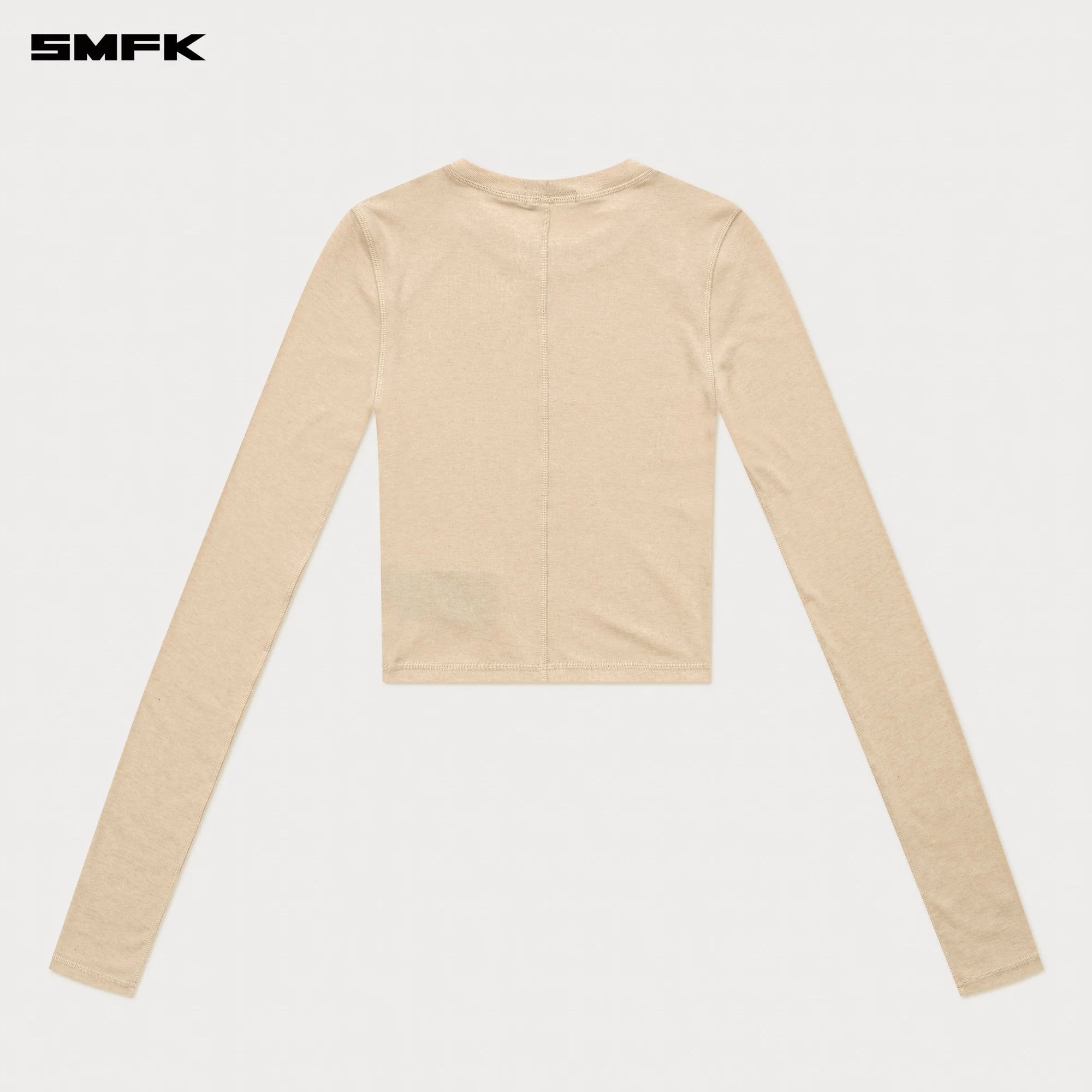 COMPASS RUSH SLIM-FIT LONG SLEEVES TOP LINEN