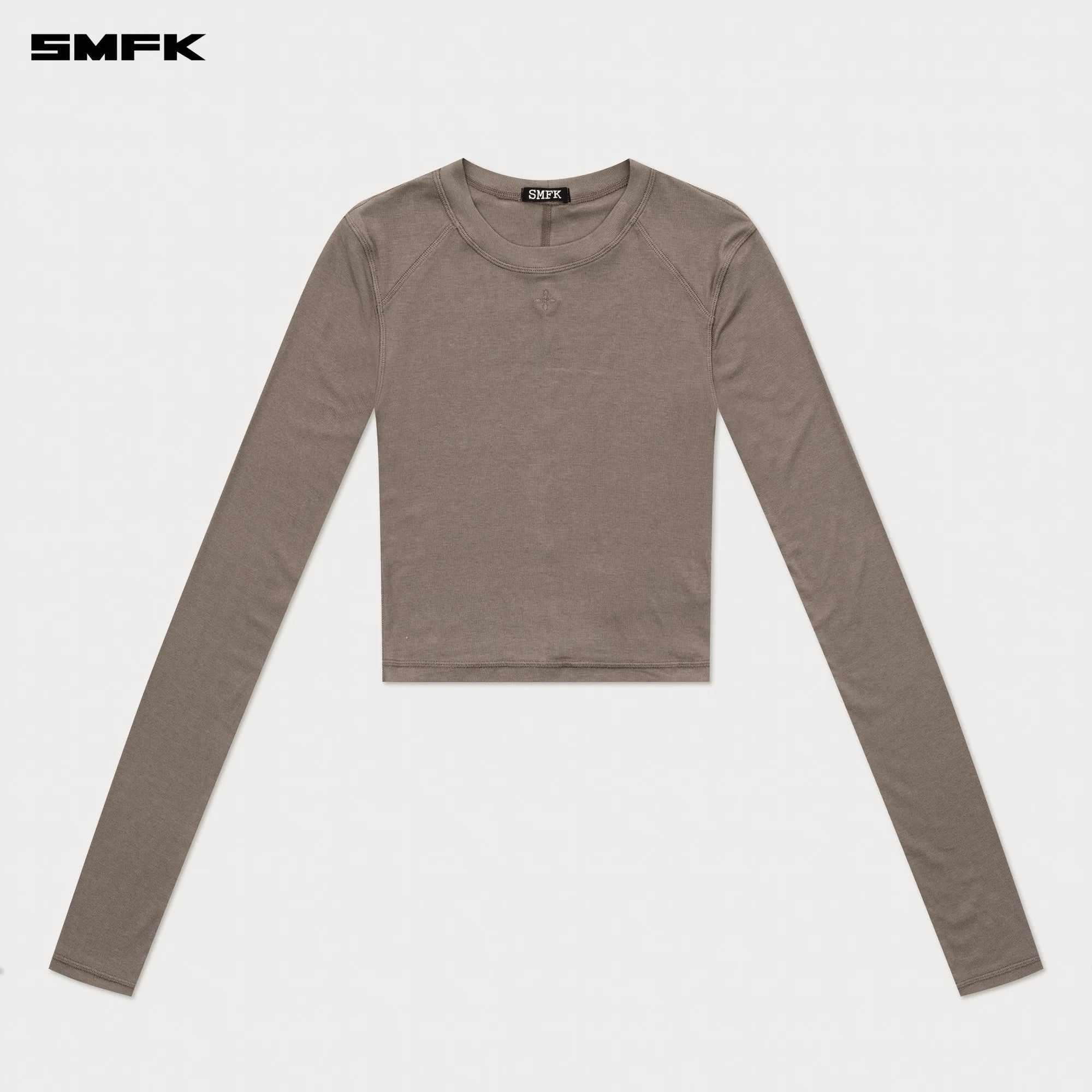 COMPASS RUSH SLIM-FIT LONG SLEEVES TOP NUDE