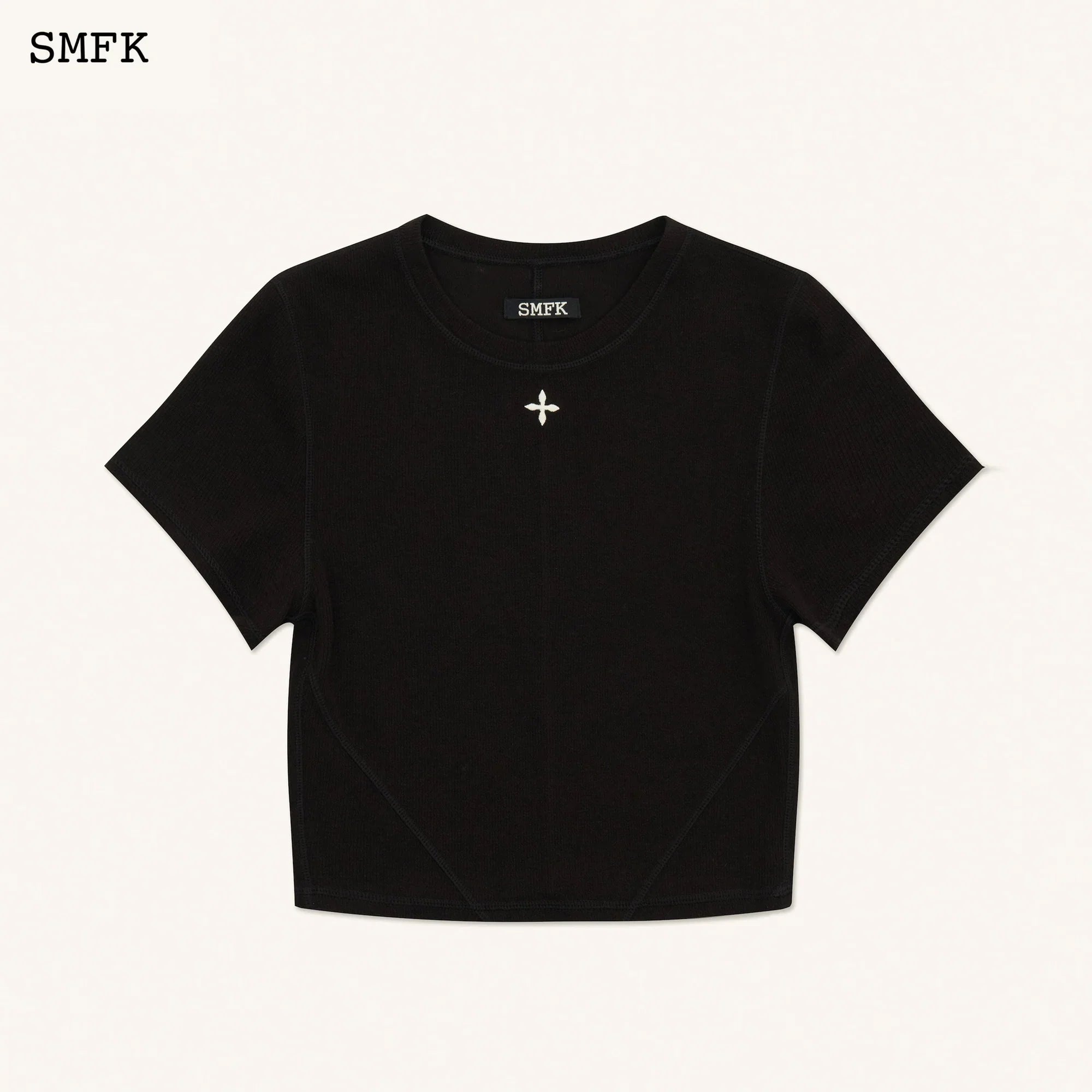 COMPASS RUSH SLIM-FIT TEE IN BLACK