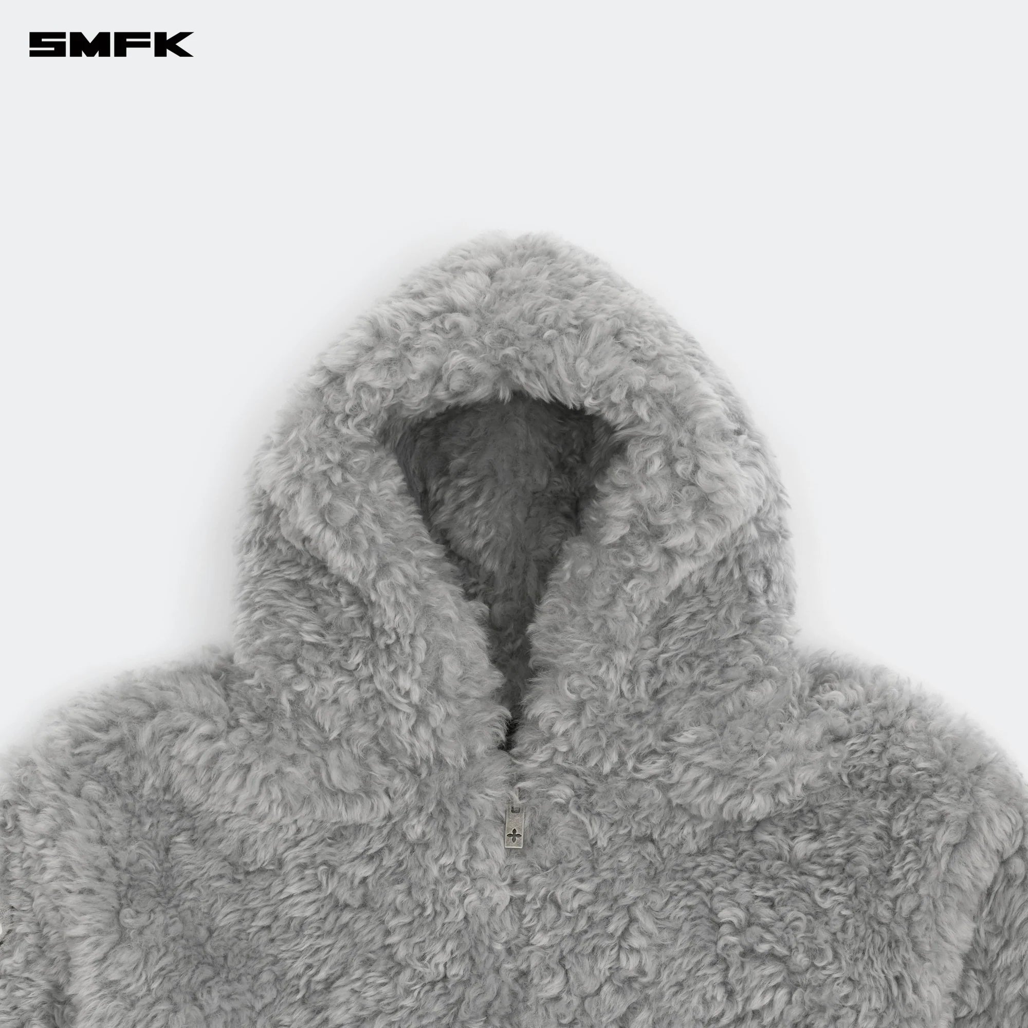 COMPASS SNOWMAN CLASSIC FAUX FUR JACKET GRAY