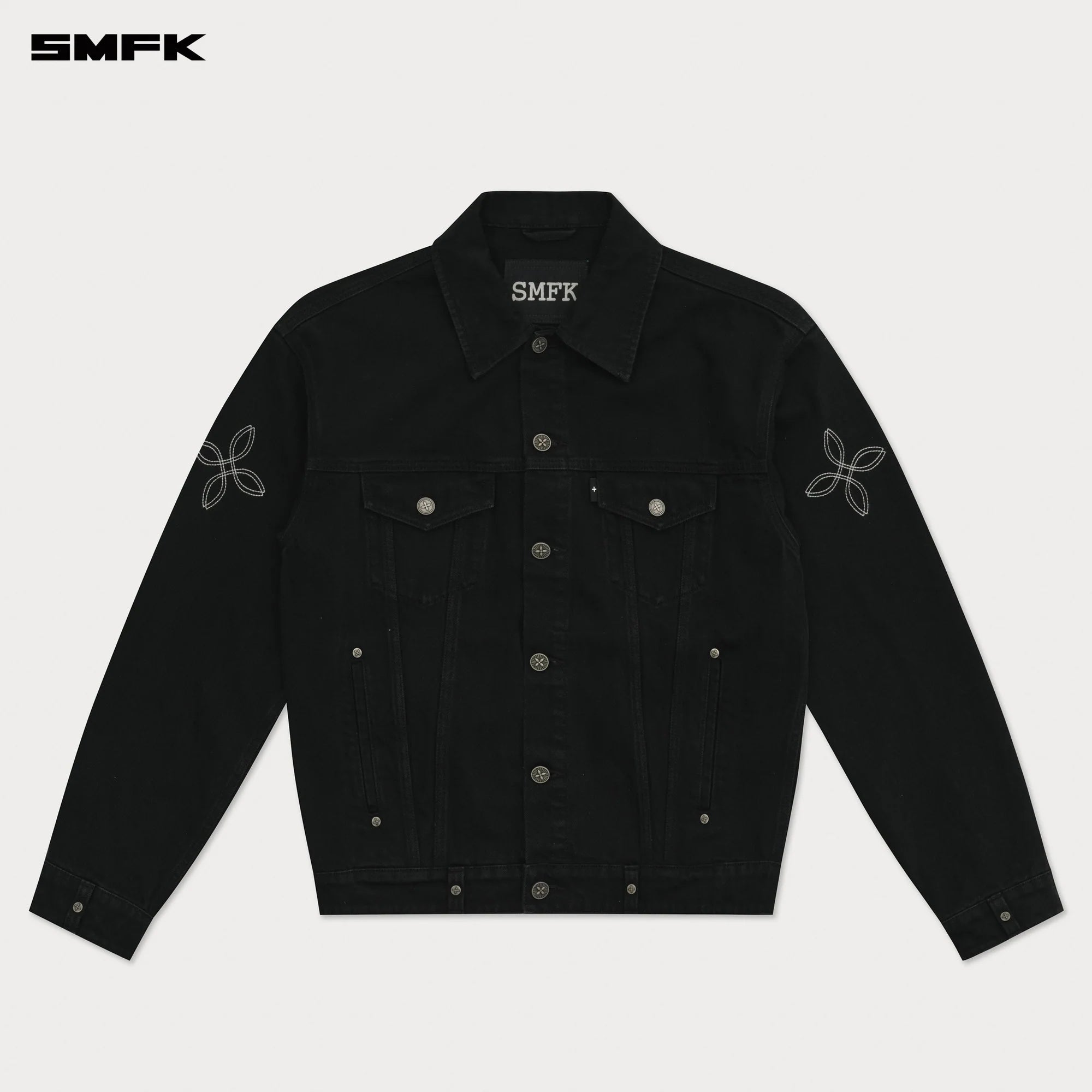 COMPASS TARPAN BLACK DENIM JACKET