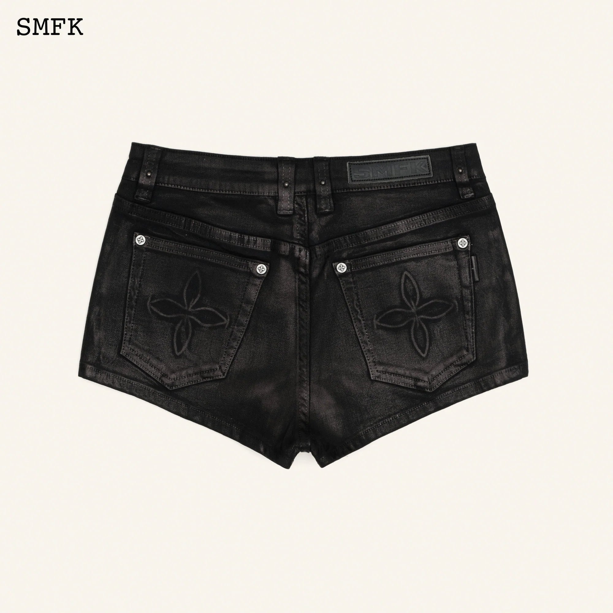 Compass Tarpan Lightning Black Short Jeans USJ03BP