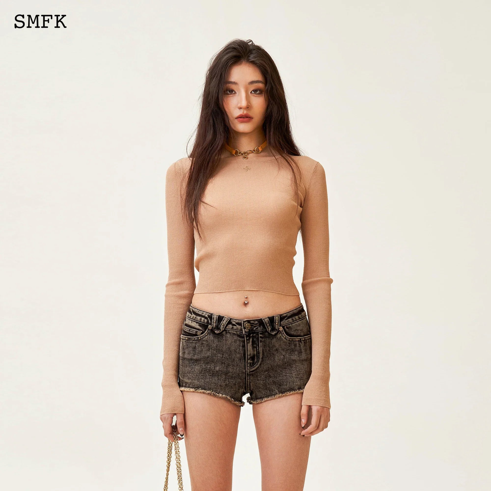 SMFK COMPASS TARPAN ROCK SUNSET SHORT JEANS