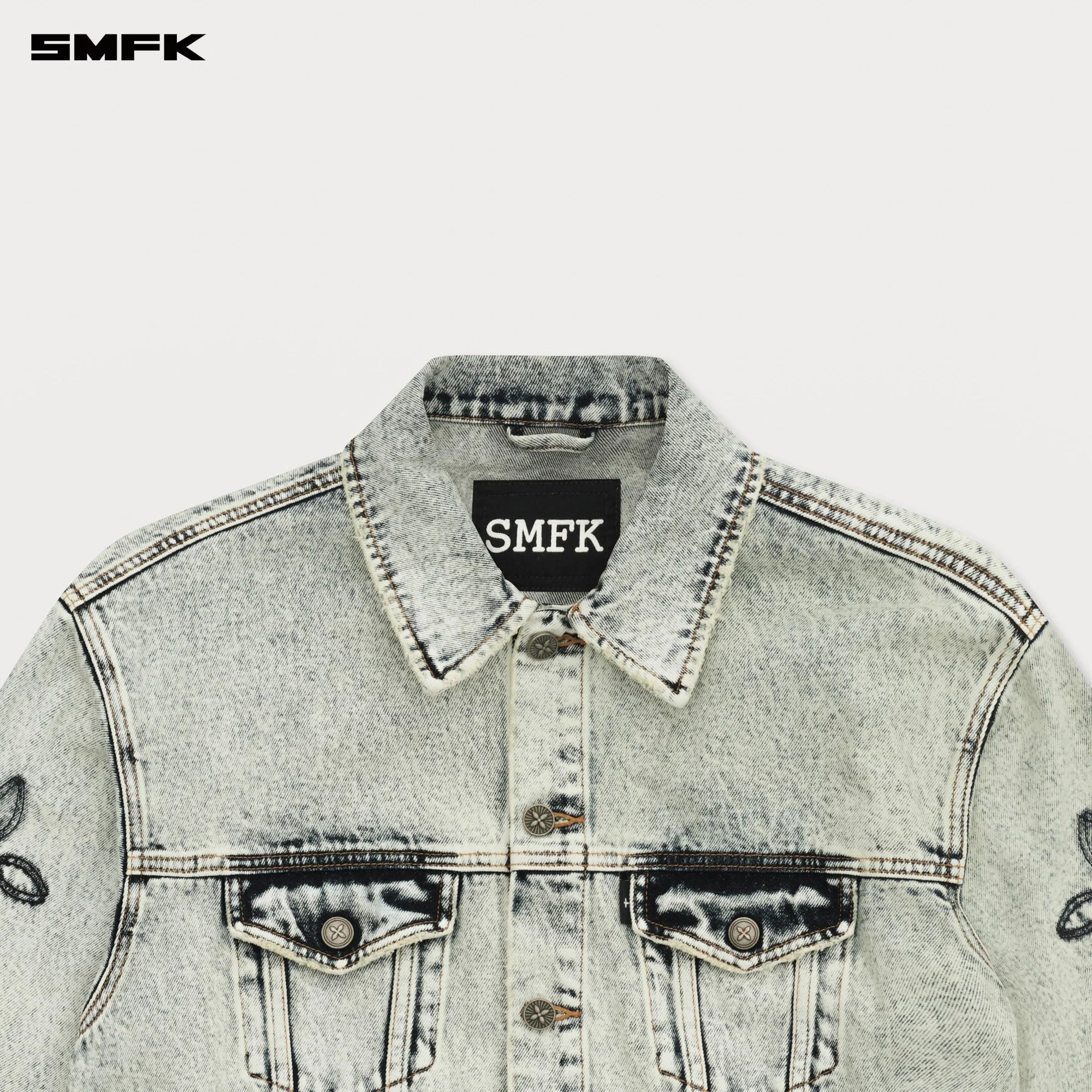 COMPASS TARPAN SNOWFLAKE DENIM JACKET