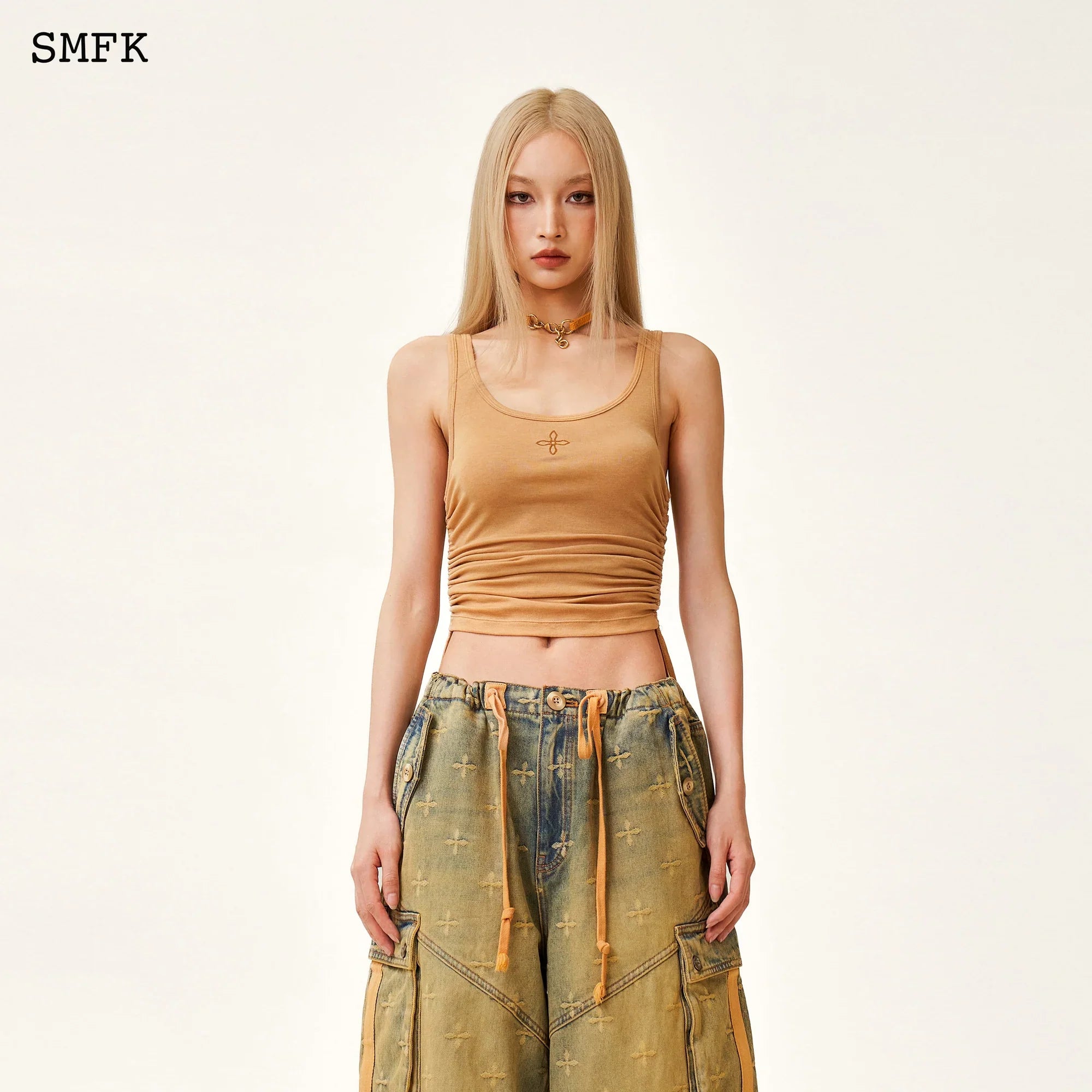 SMFK COMPASS TEMPLE GARDEN RETRO PARATROOPER PANTS