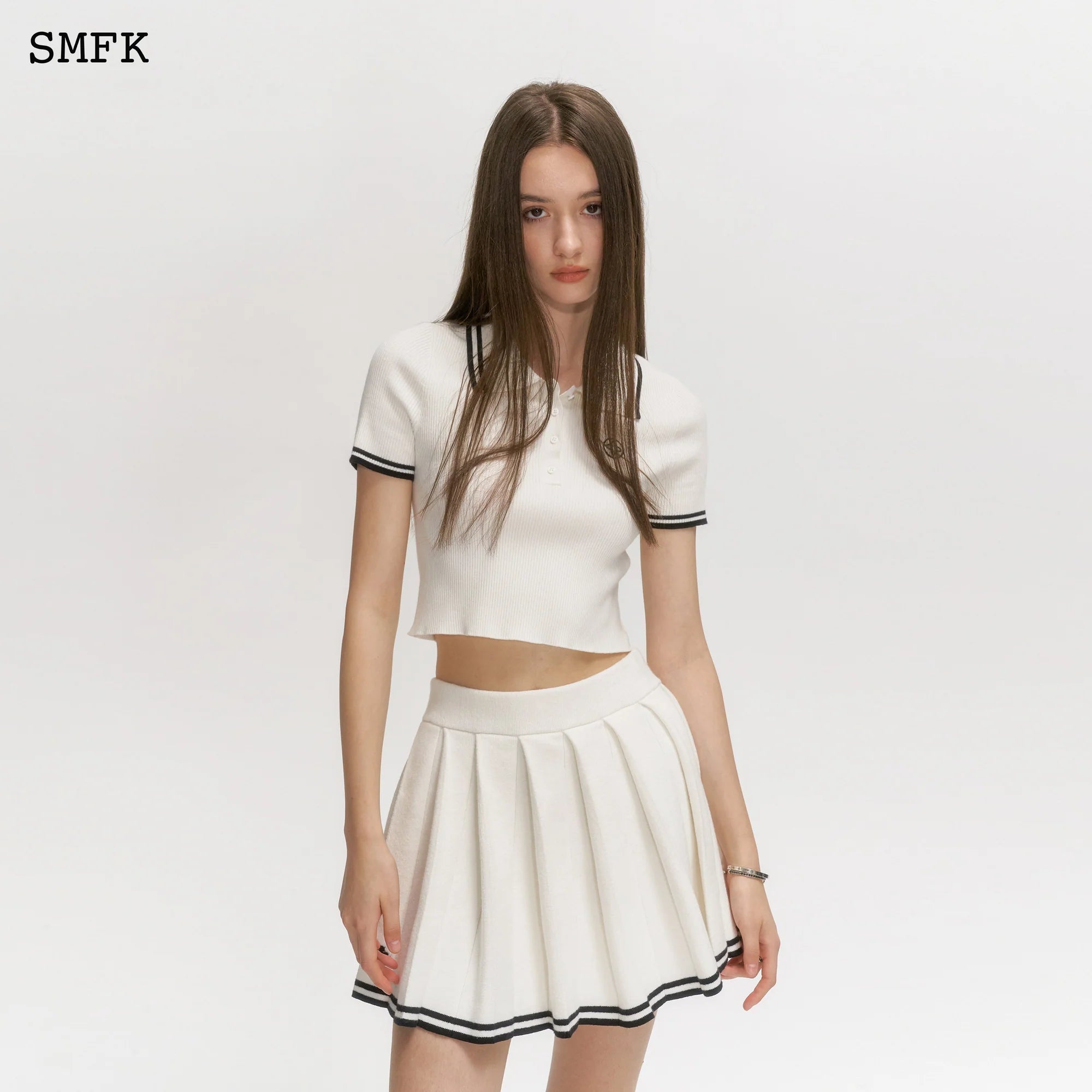 Compass White Polo