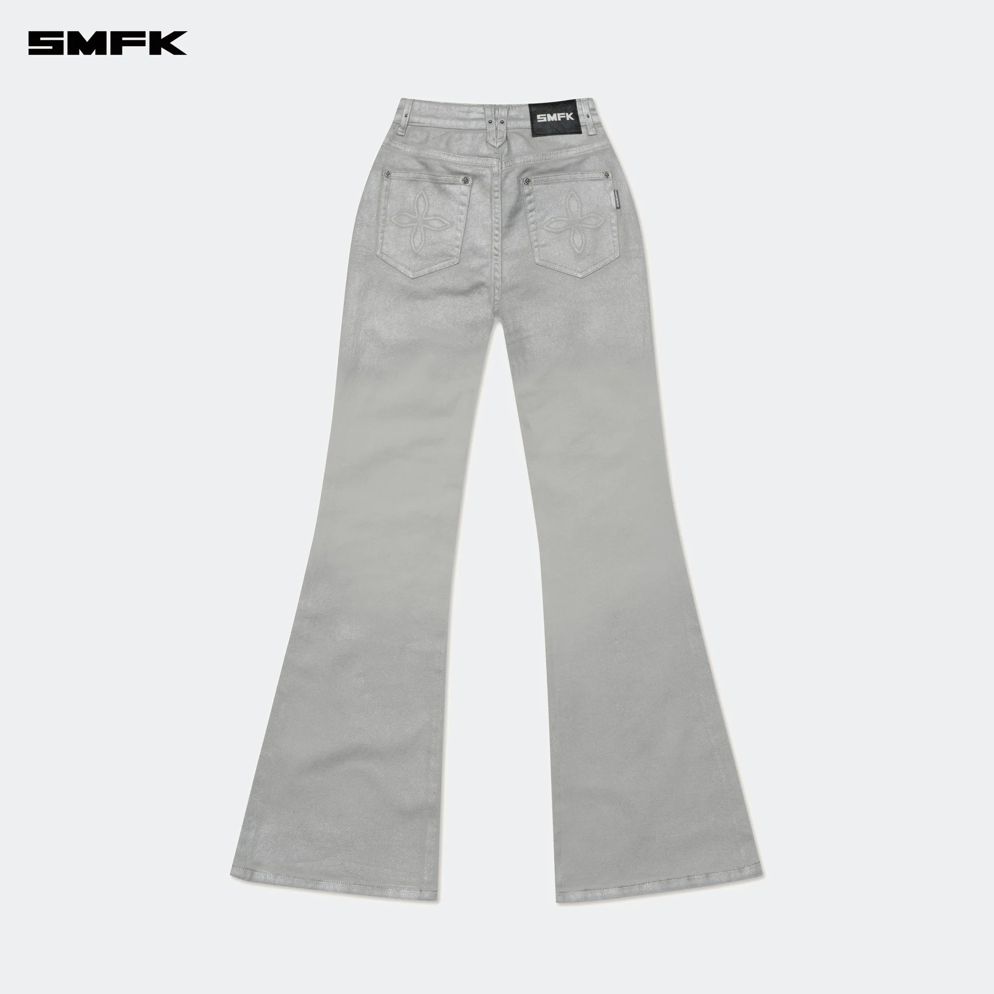 COMPASS WILD CLASSIC FLARED JEANS SILVER