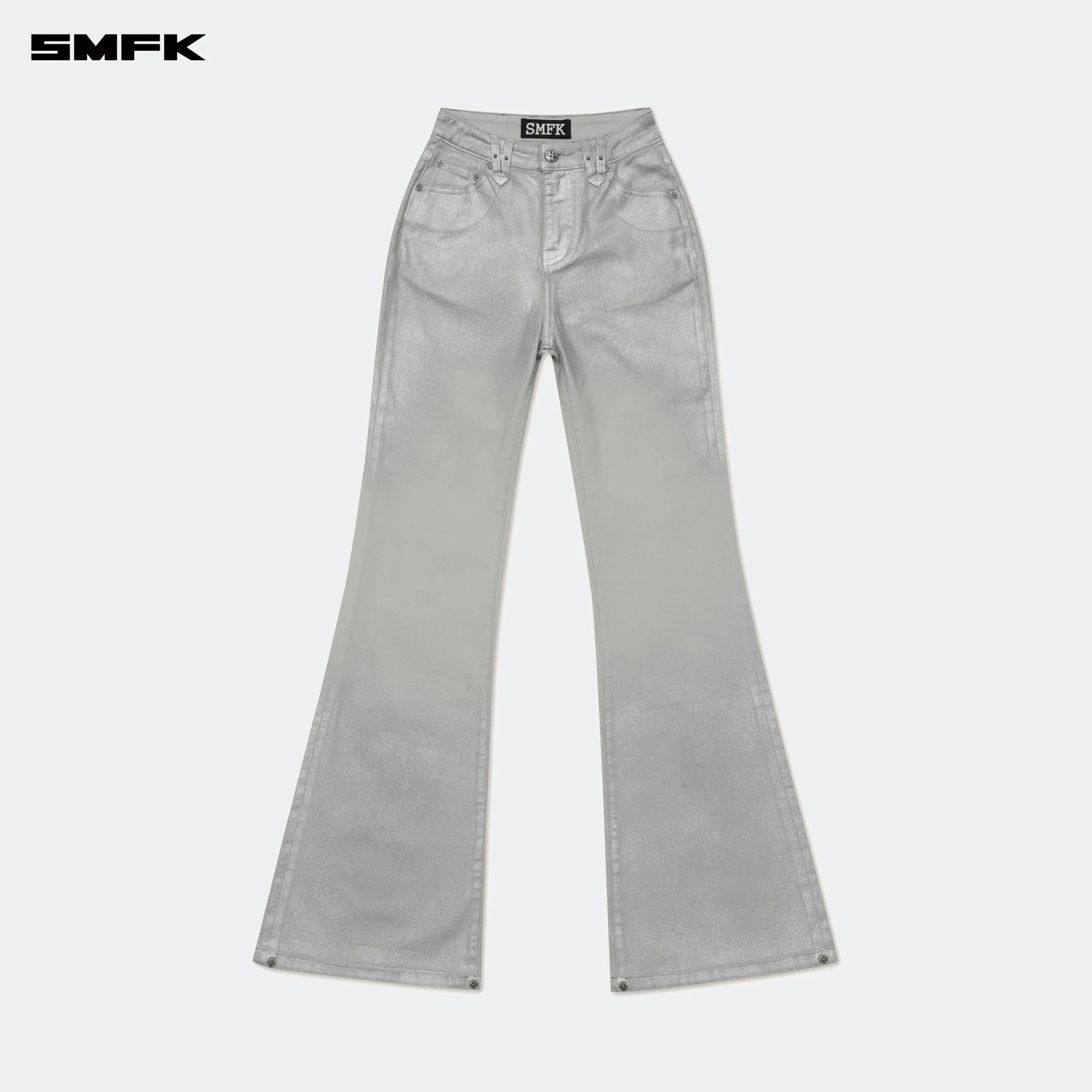 COMPASS WILD CLASSIC FLARED JEANS SILVER