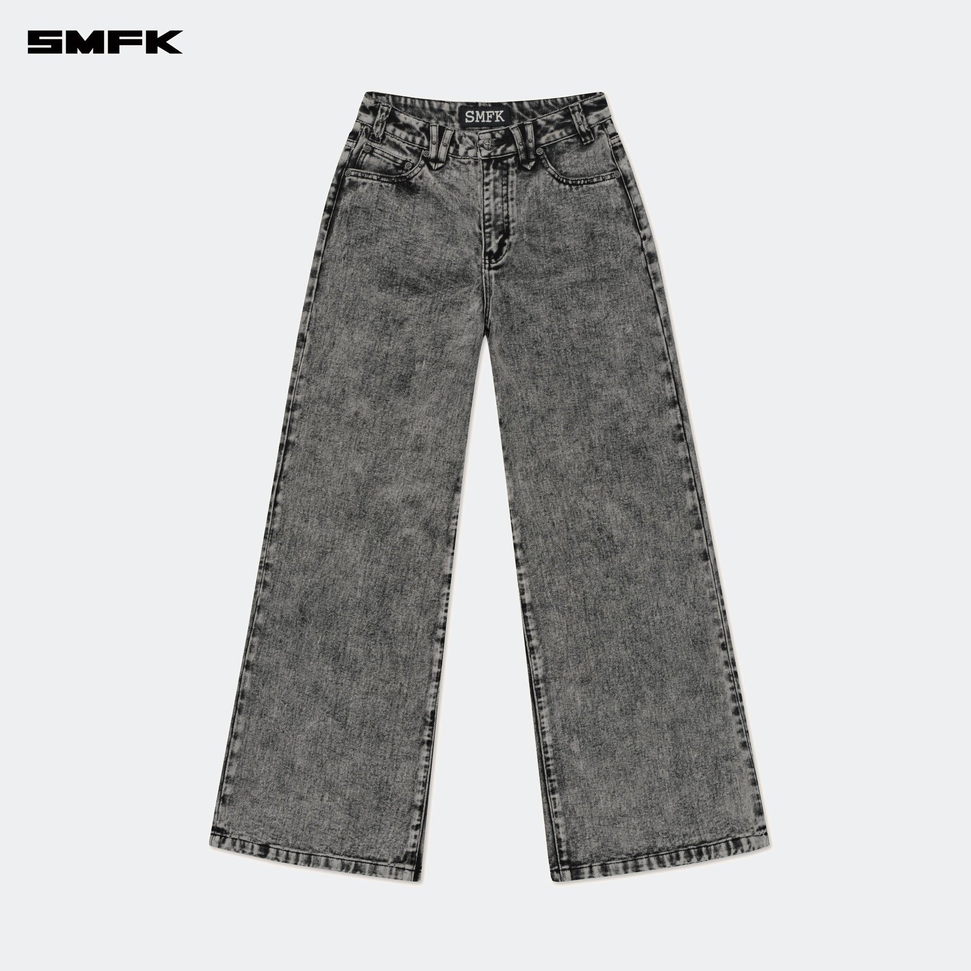 COMPASS WILD CLASSIC WIDE-LEG JEANS DUST GRAY