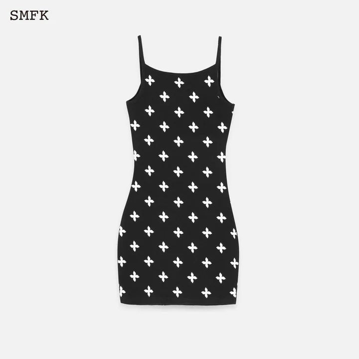 SMFK DARK GARDEN HALTER DRESS UFT10BS