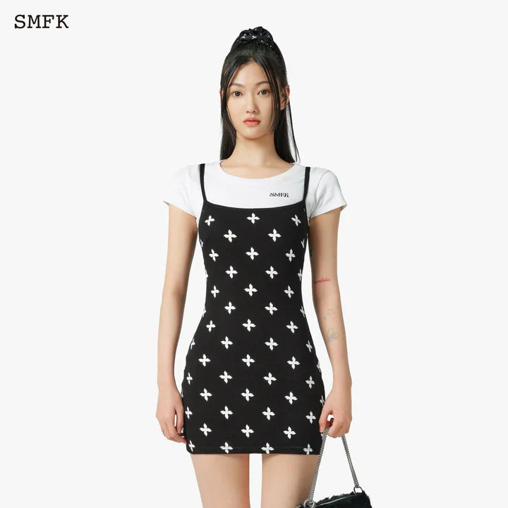 SMFK DARK GARDEN HALTER DRESS UFT10BS