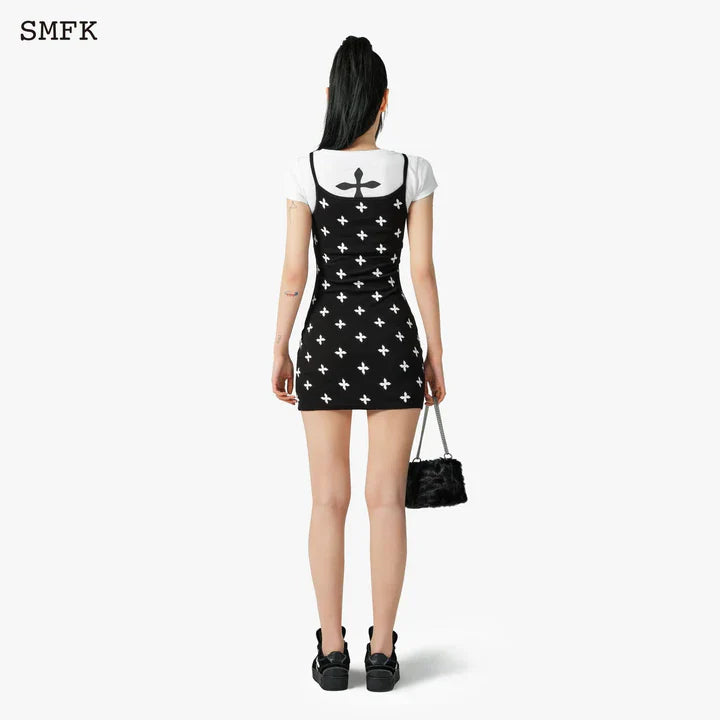 SMFK DARK GARDEN HALTER DRESS UFT10BS