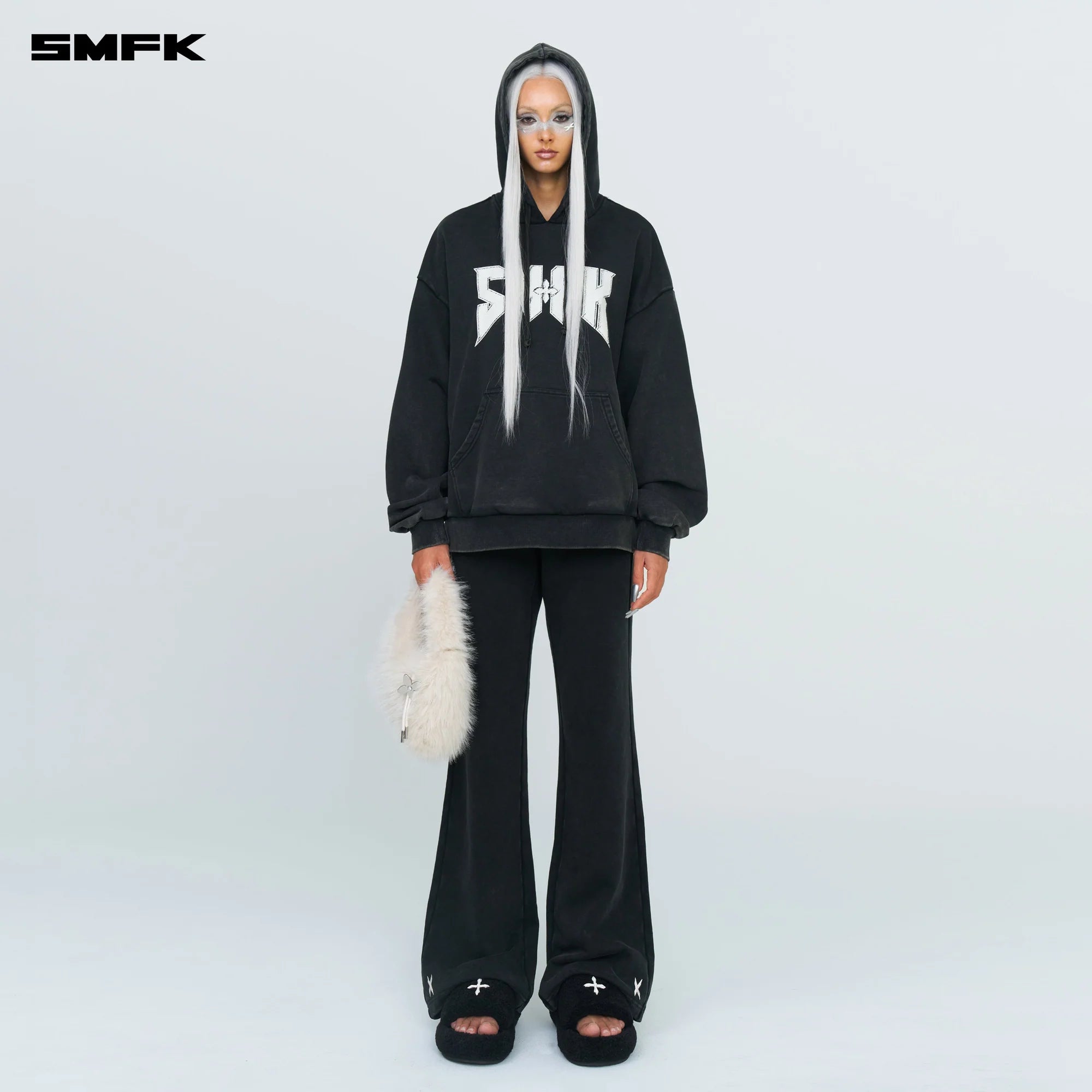 FUTURE Classic Flared Sweatpants In Black