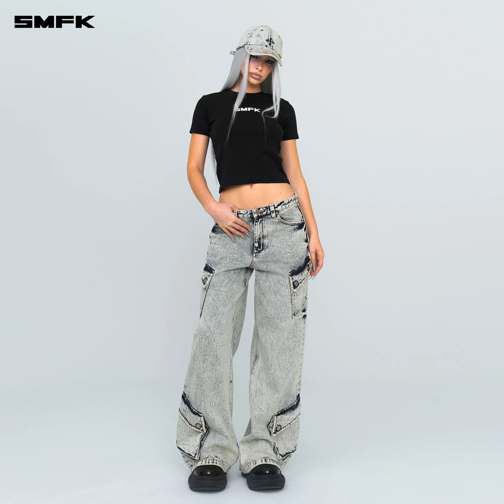 FUTURE MIRAGE INTERSTELLAR SNOWFLAKE JEANS