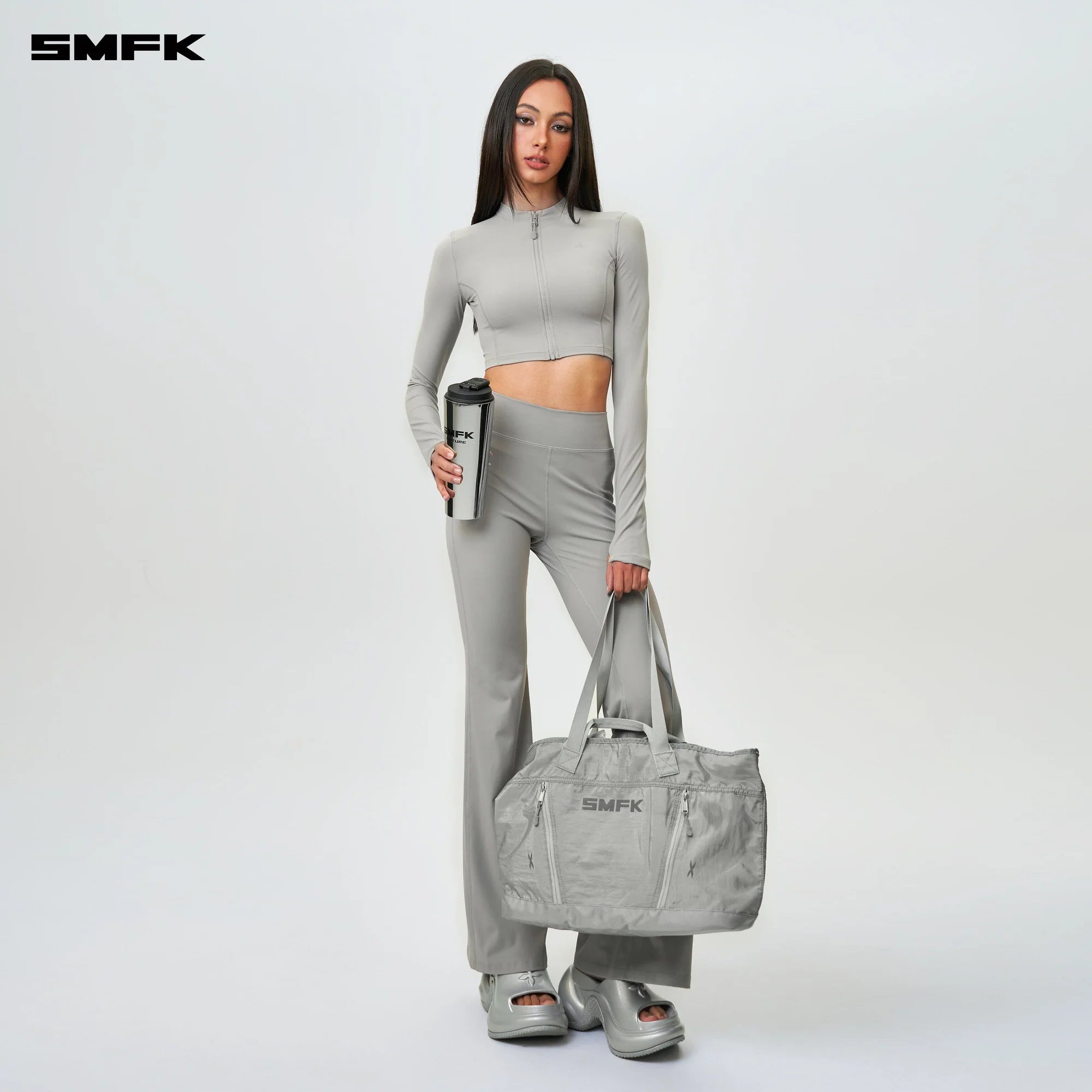 FUTURE STORM GYM SPORTS BAG SILVER (MEDIUM)