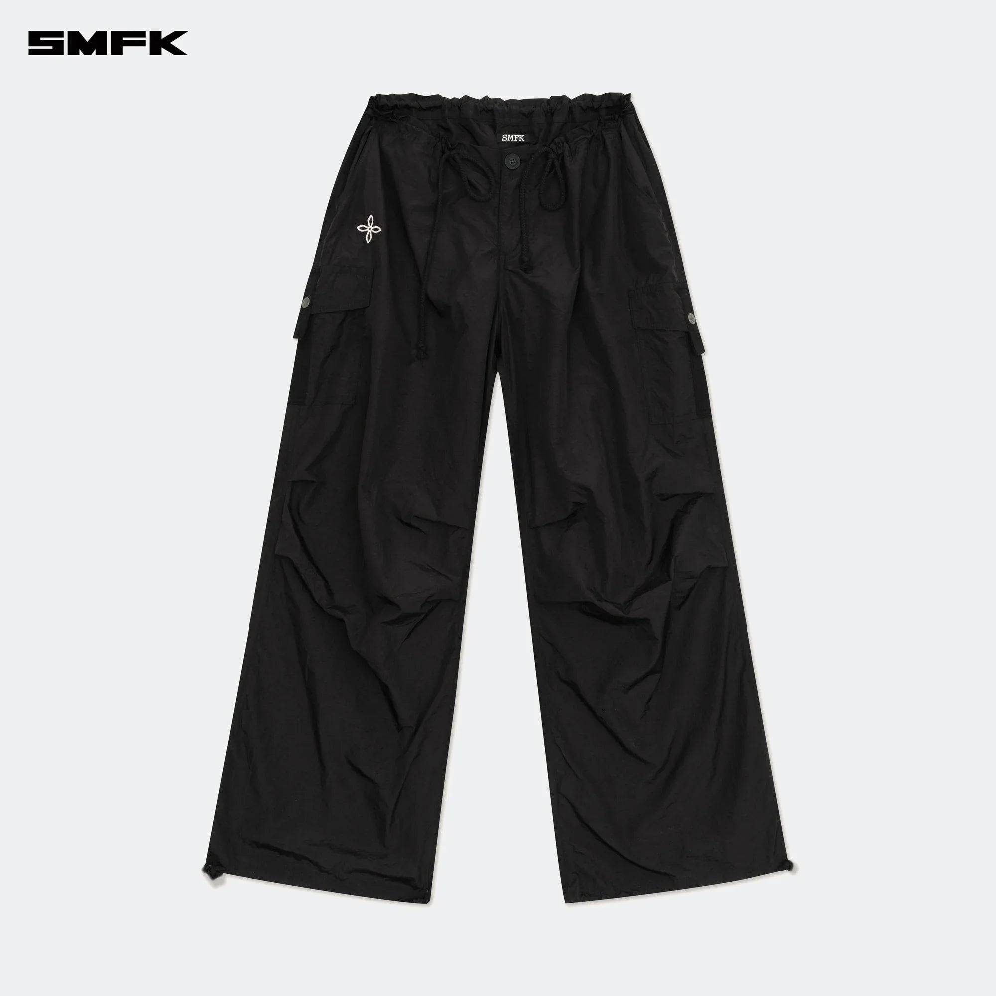 FUTURE STORM HUNTING LOOSE PARATROOPER PANTS BLACK