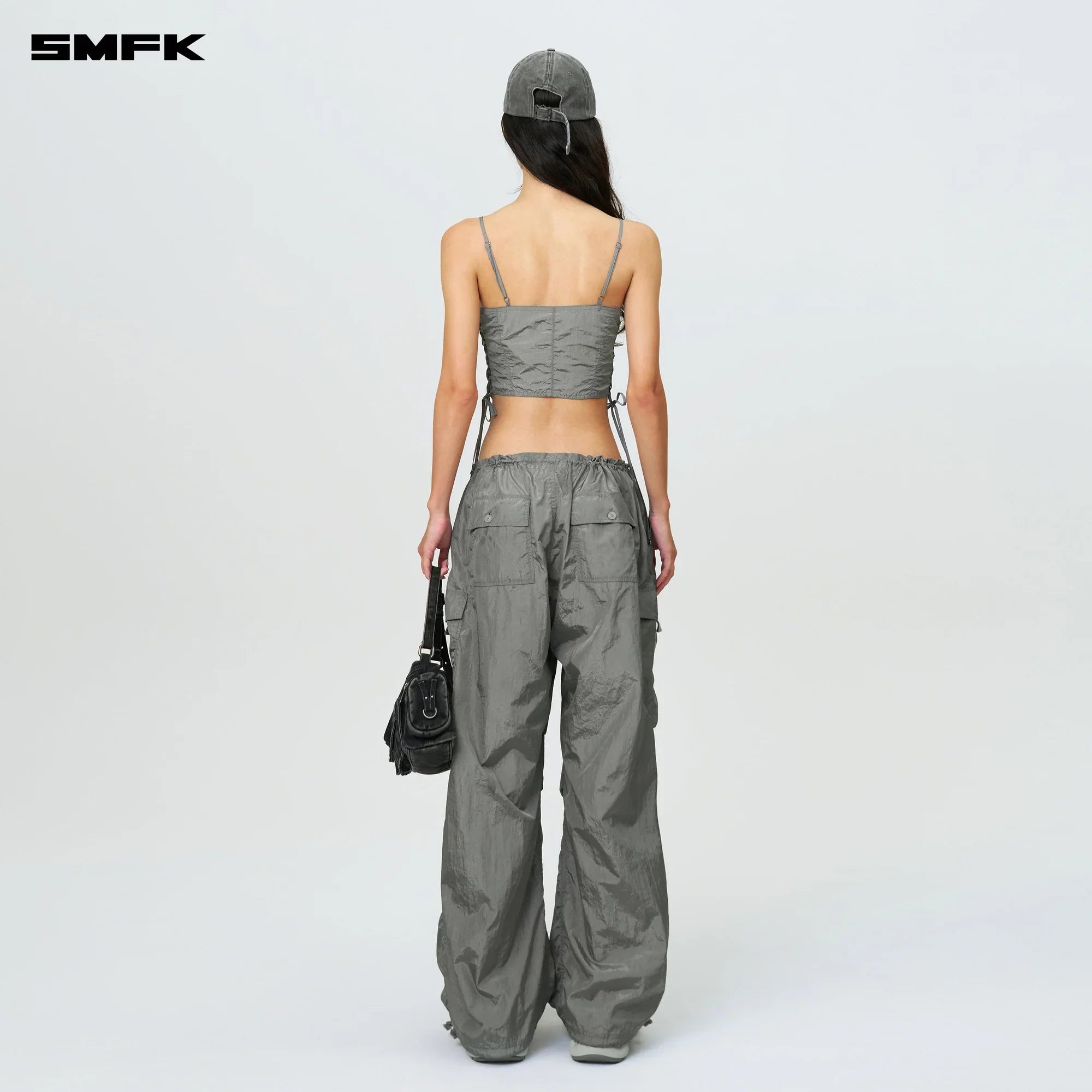 FUTURE STORM HUNTING LOOSE PARATROOPER PANTS DARK GRAY