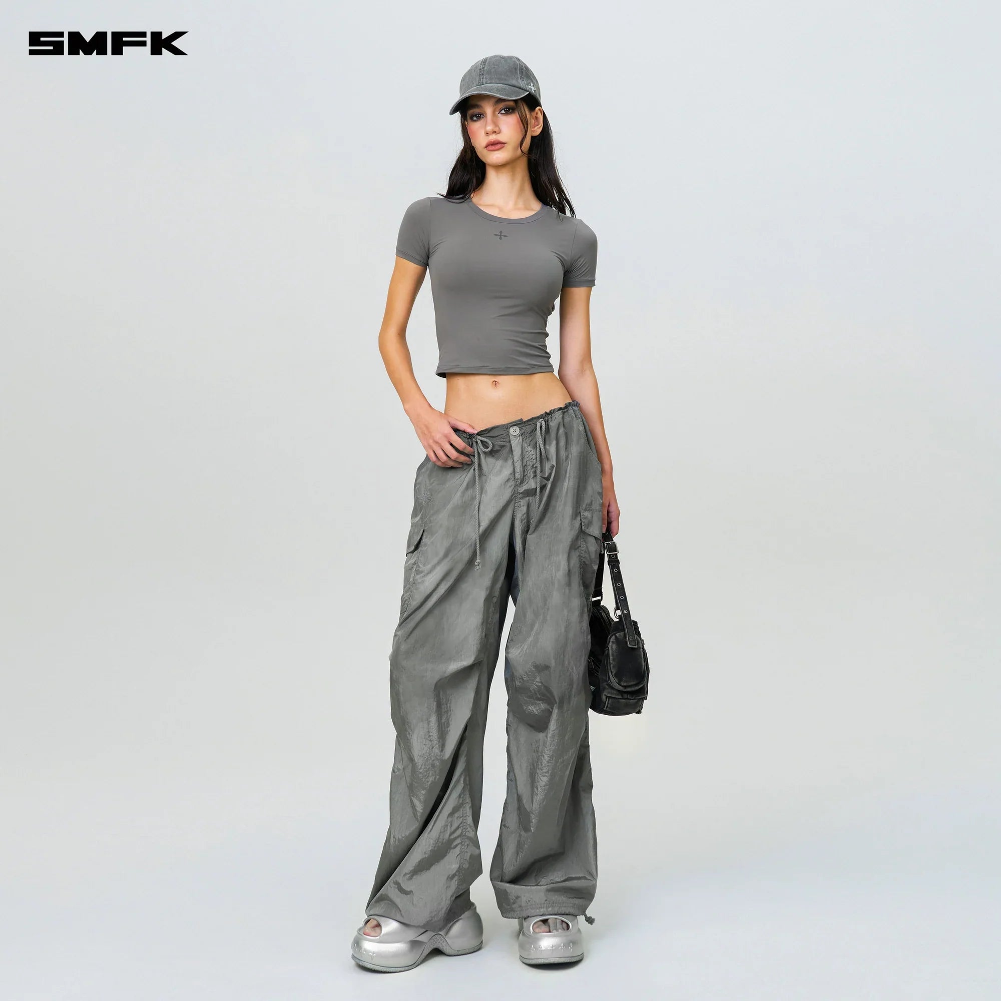 FUTURE STORM HUNTING LOOSE PARATROOPER PANTS DARK GRAY