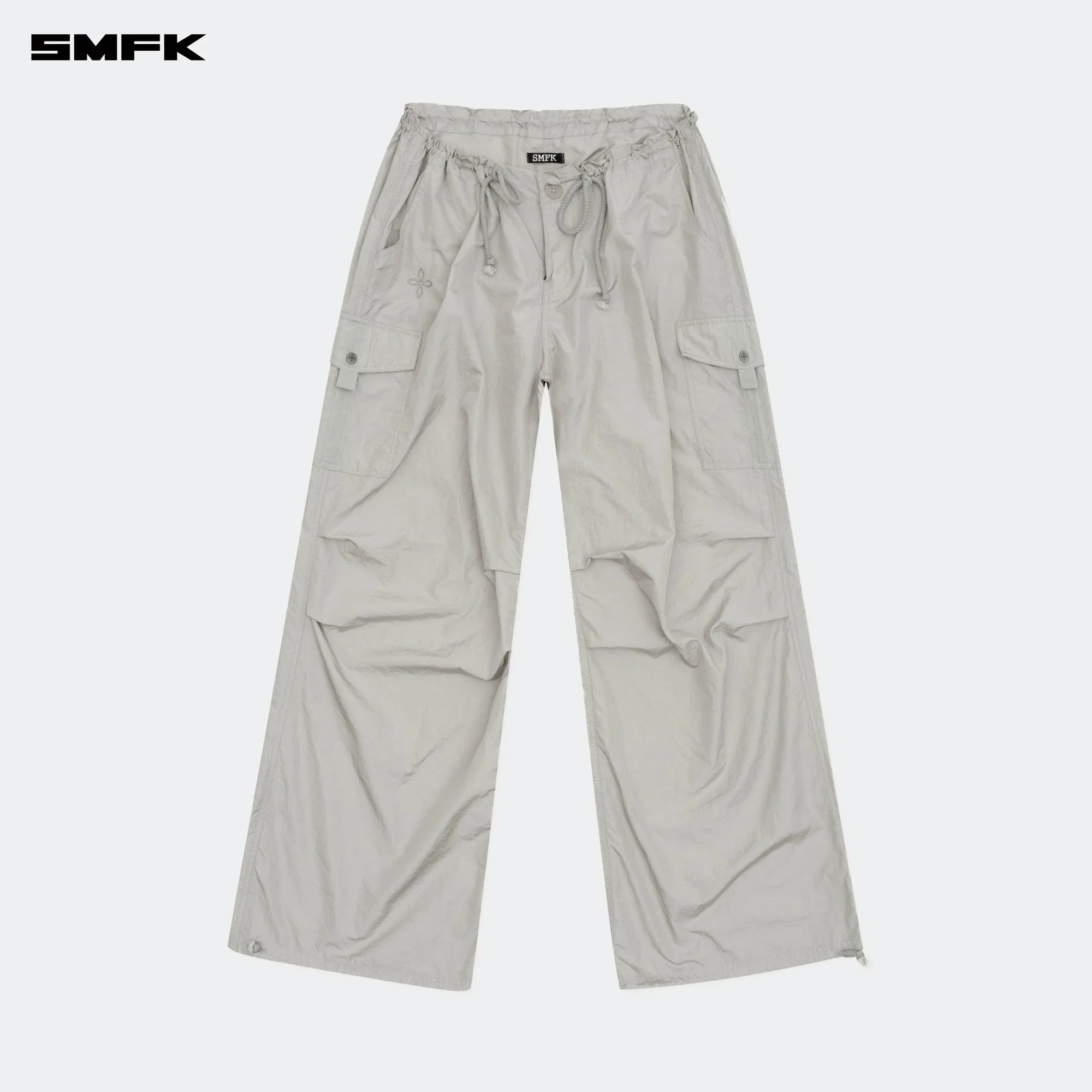 FUTURE STORM HUNTING LOOSE PARATROOPER PANTS SILVER