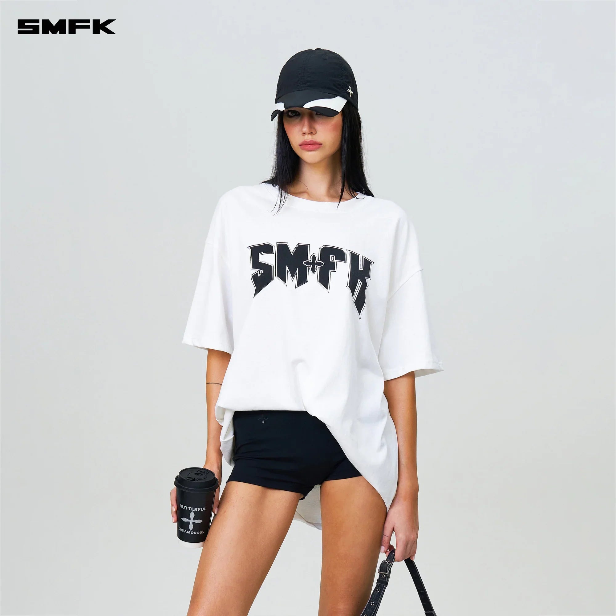 SMFK FUTURE STORM ULTRA-LIGHT BASEBALL CAP BLACK AND WHITE