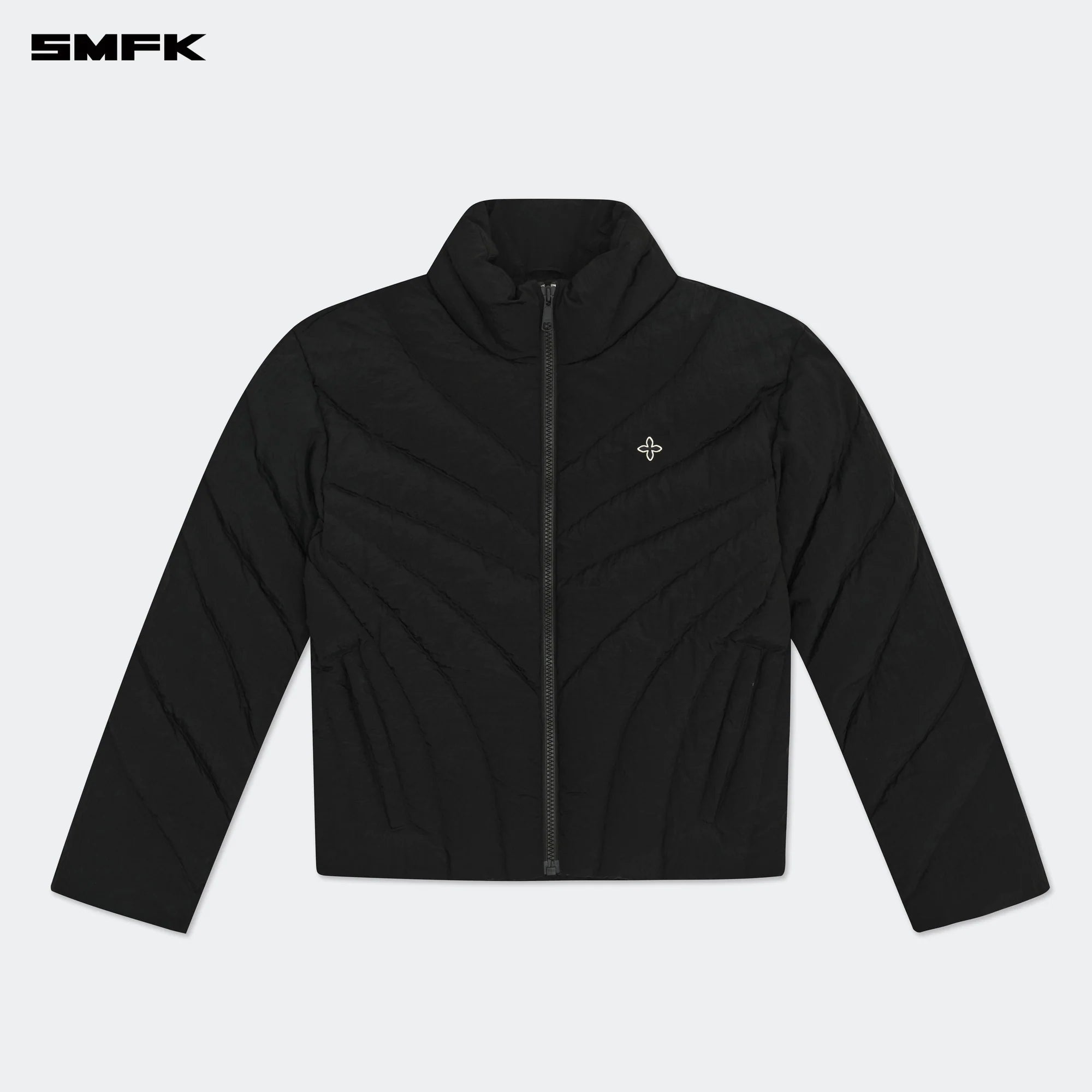 FUTURE STORM WIDE DOWN PUFF JACKET IN BLACK