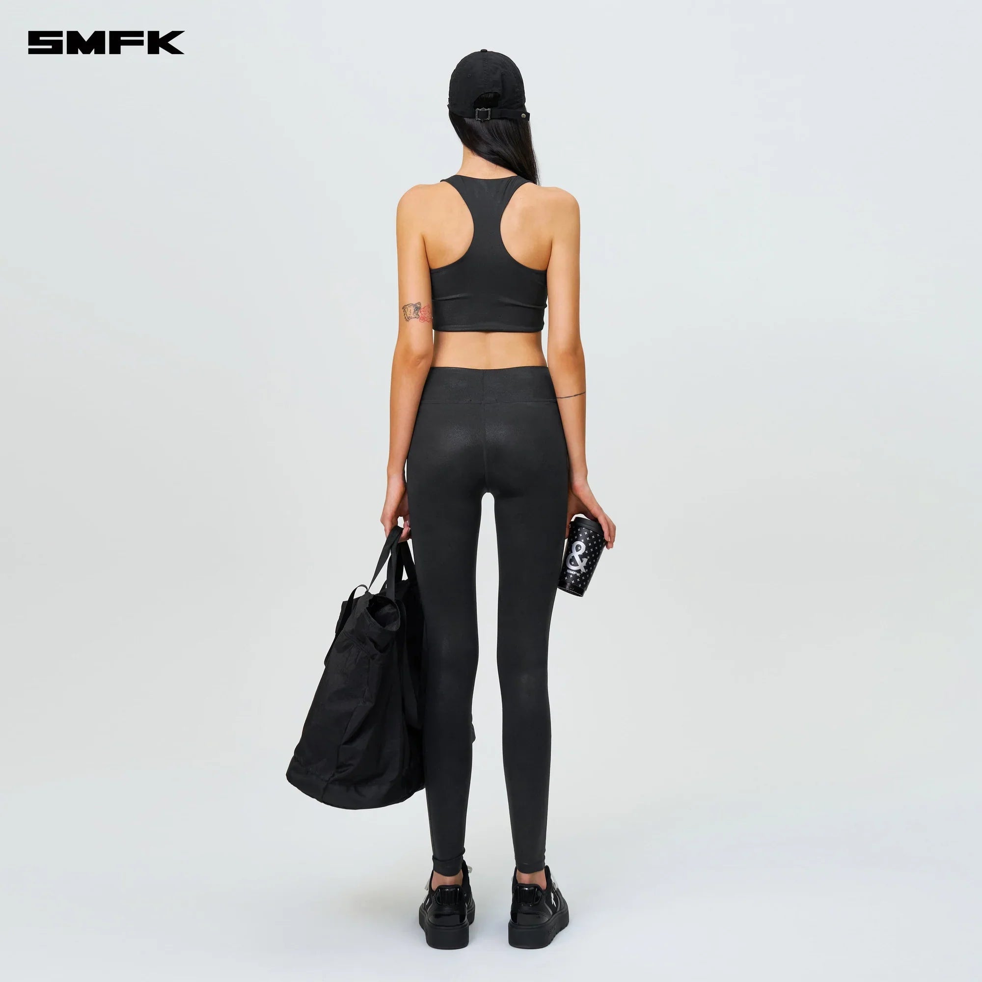 FUTURE WAVE BODY SHAPING LONG PANTS BLACK