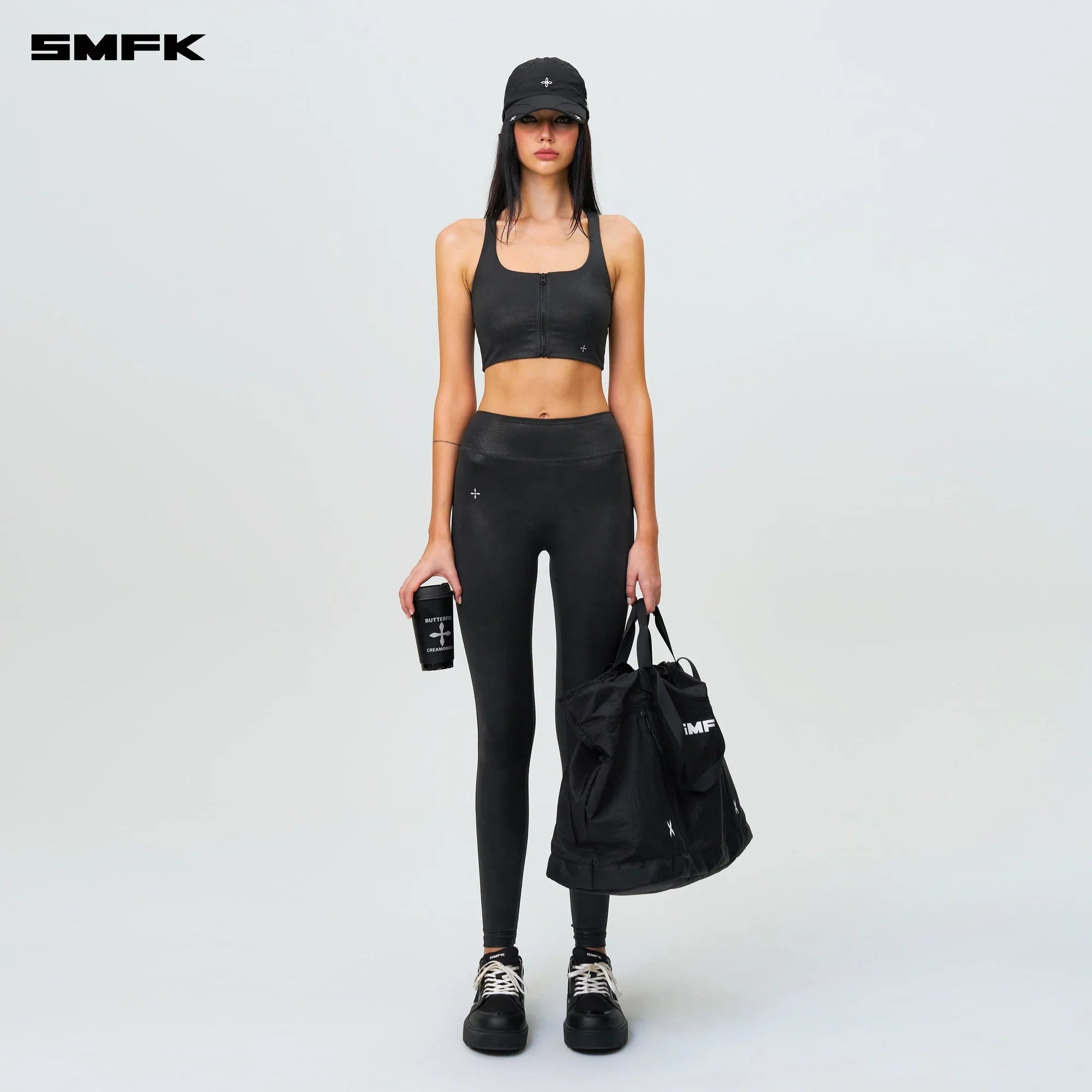FUTURE WAVE BODY SHAPING LONG PANTS BLACK