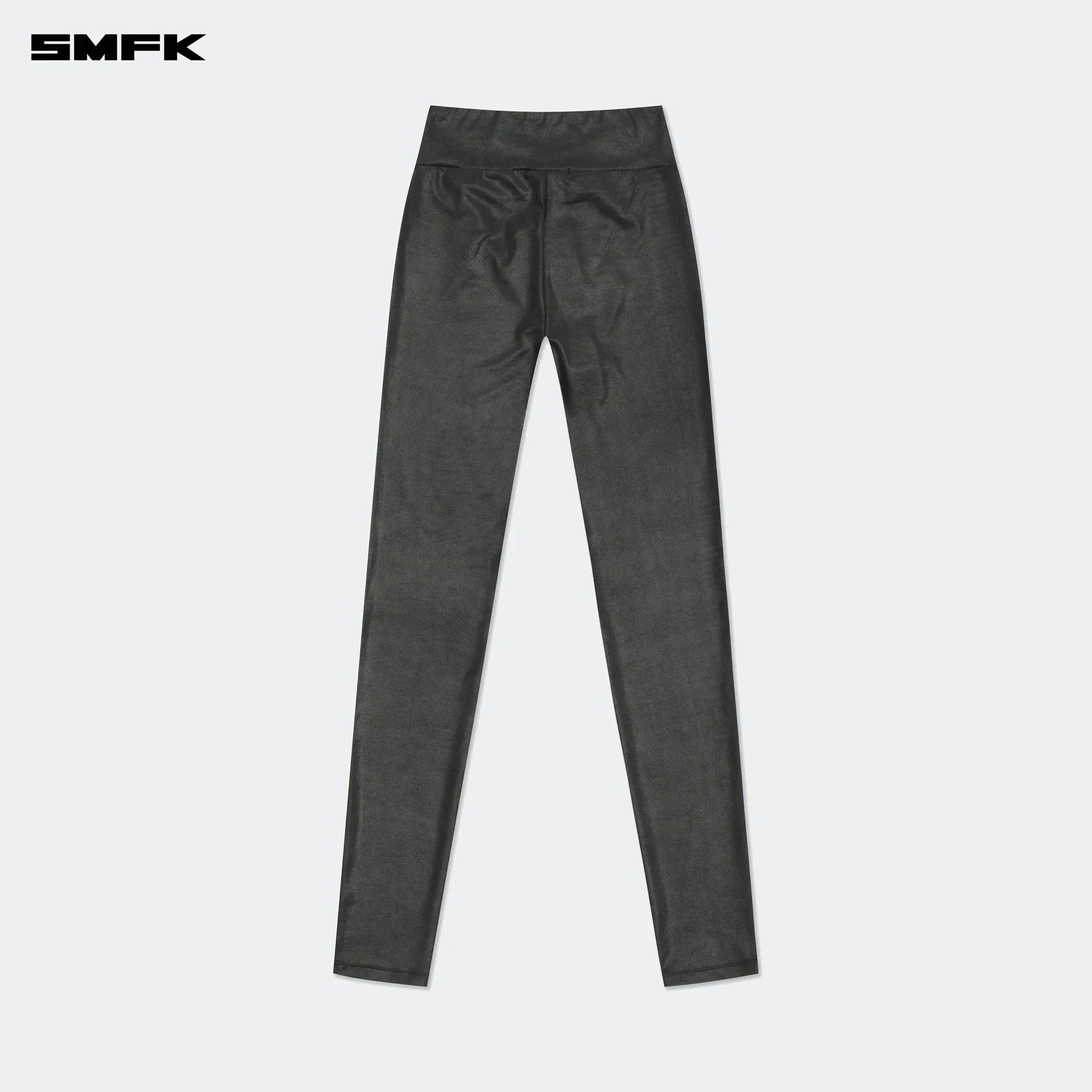 FUTURE WAVE HIGH-WAISTED BODY SHAPING LONG PANTS BLACK