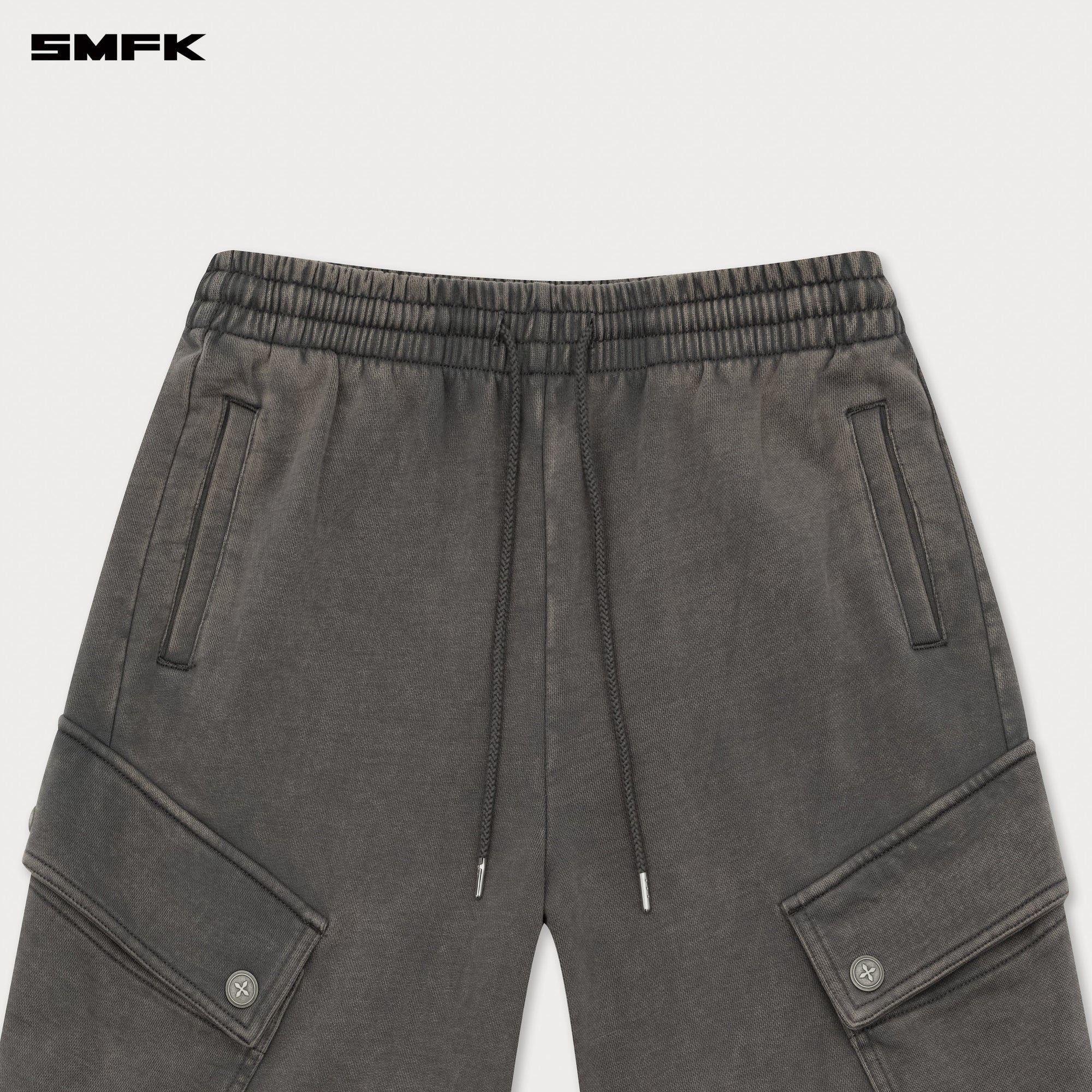 FUTURE WIDE-LEG TRACK PANTS IN GREY