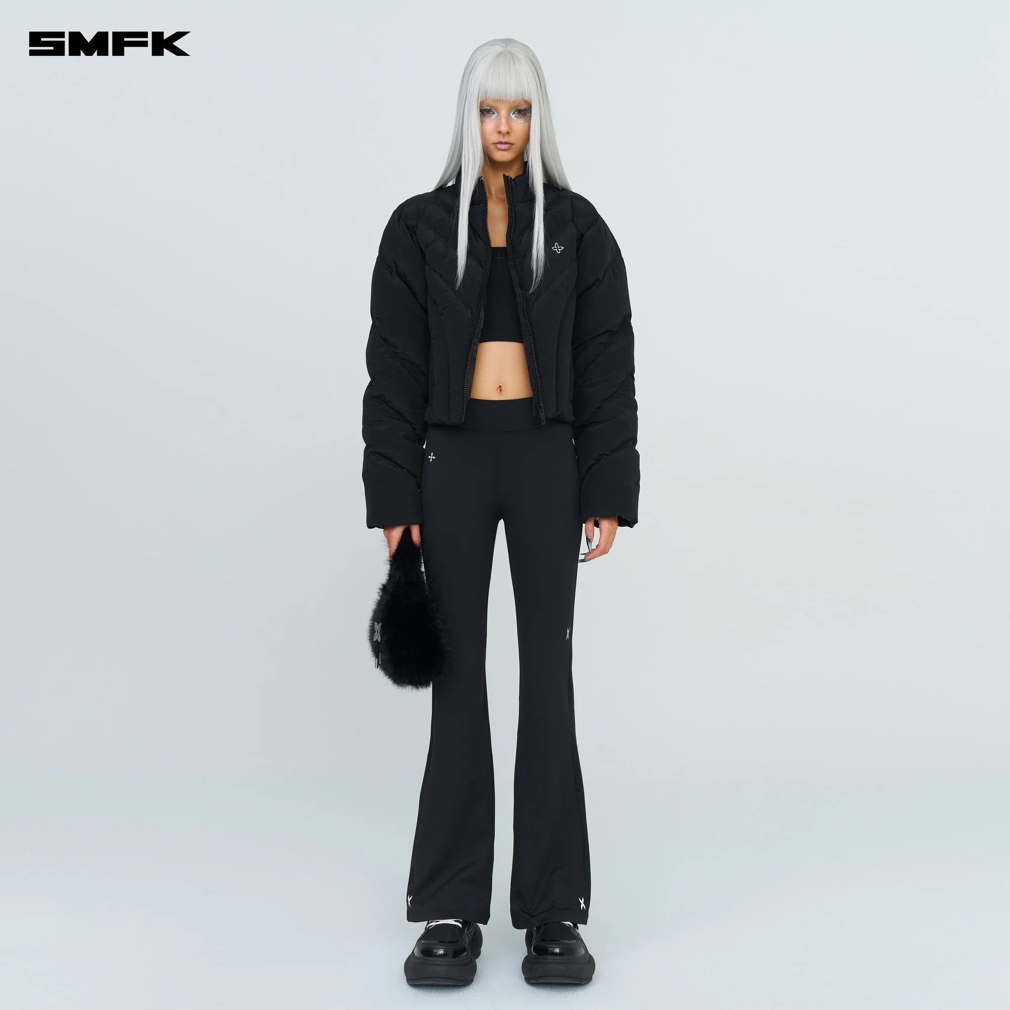 FUTURE X-HEAT SHAPING FLARED PANTS BLACK