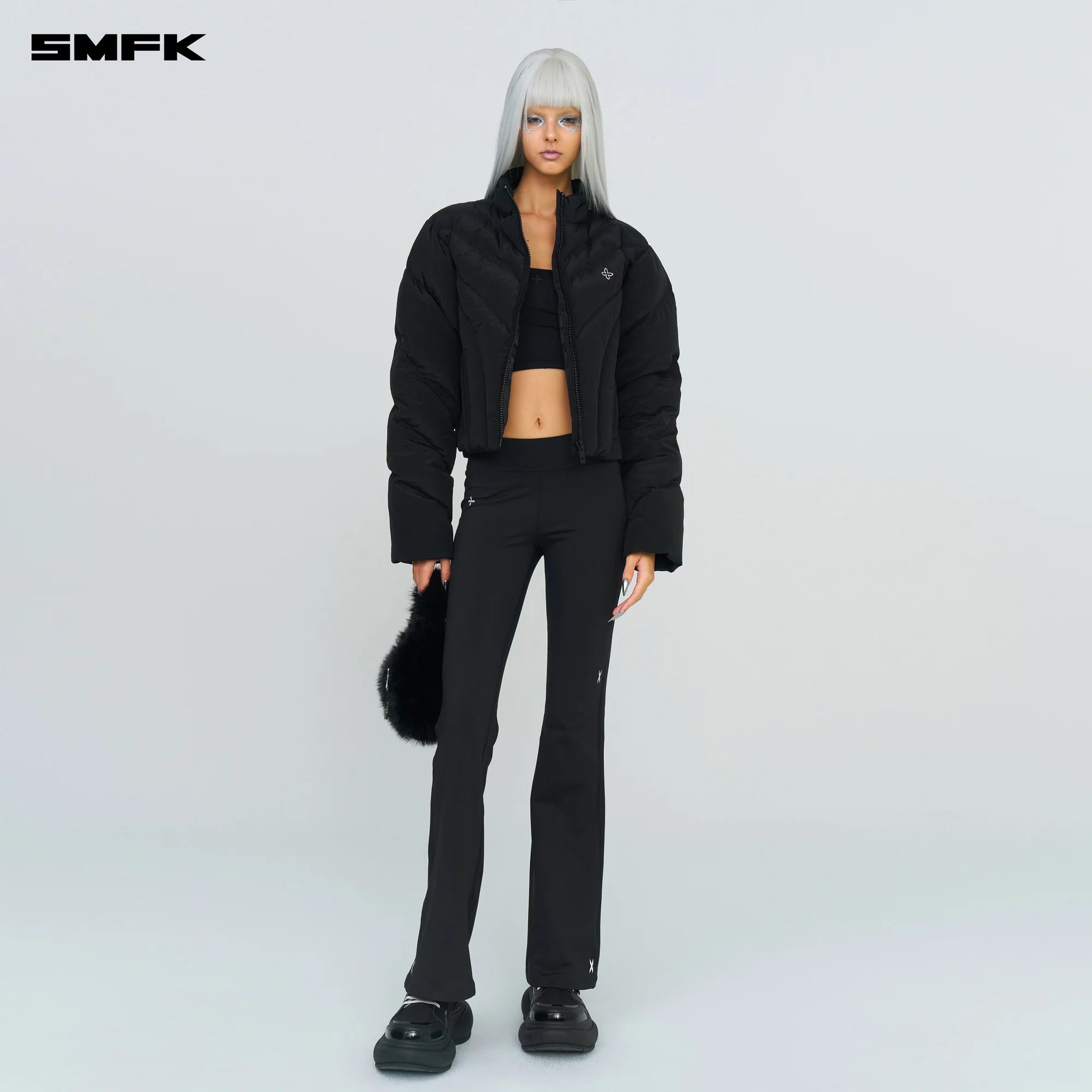 FUTURE X-HEAT SHAPING FLARED PANTS BLACK