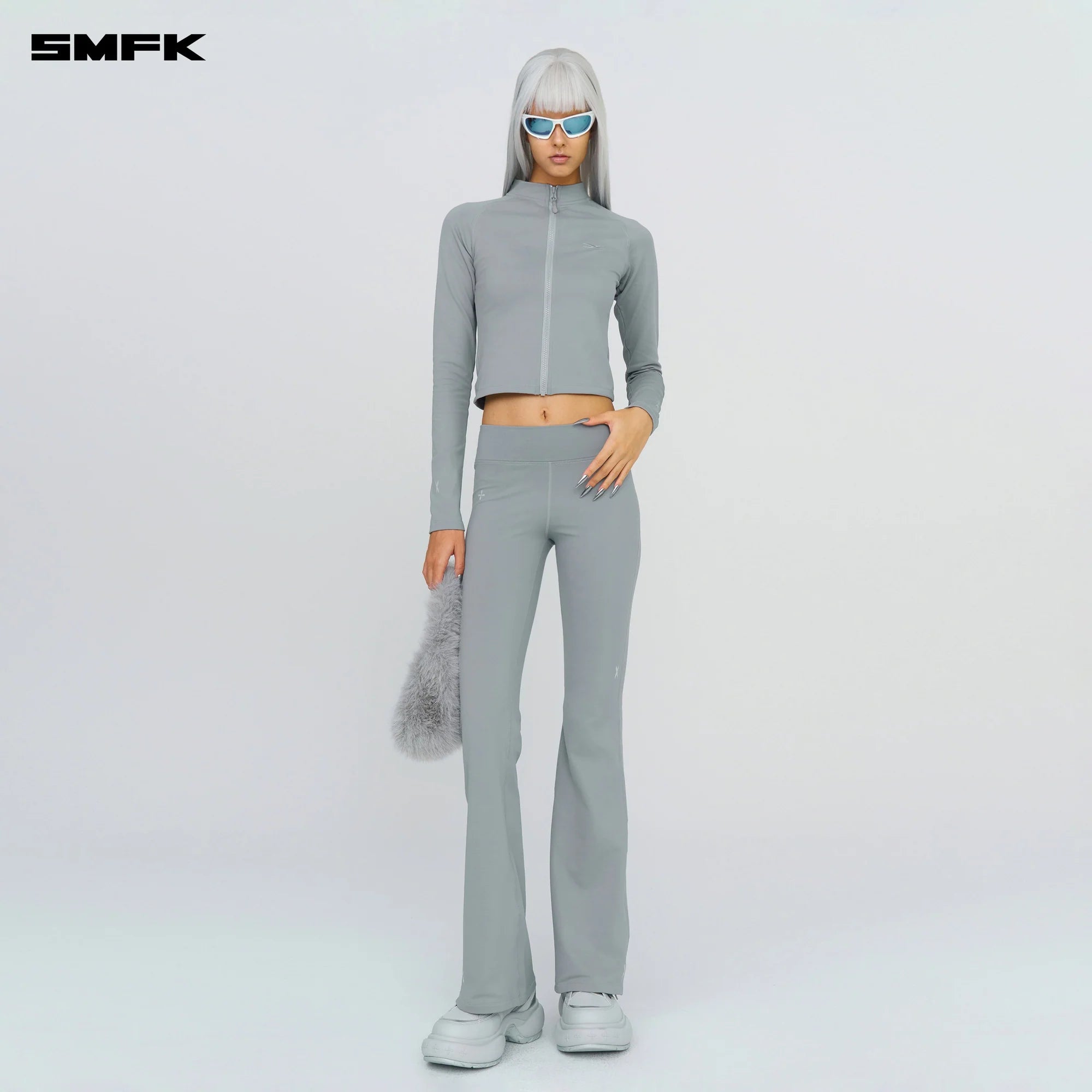 FUTURE X-HEAT SHAPING FLARED PANTS GRAY