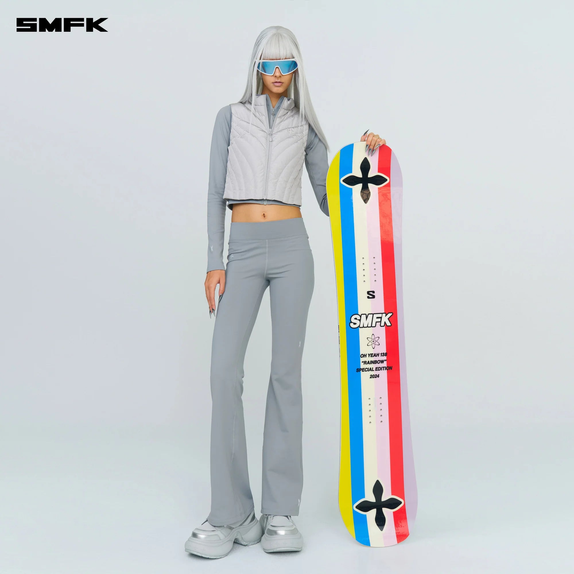 FUTURE X-HEAT SHAPING FLARED PANTS GRAY