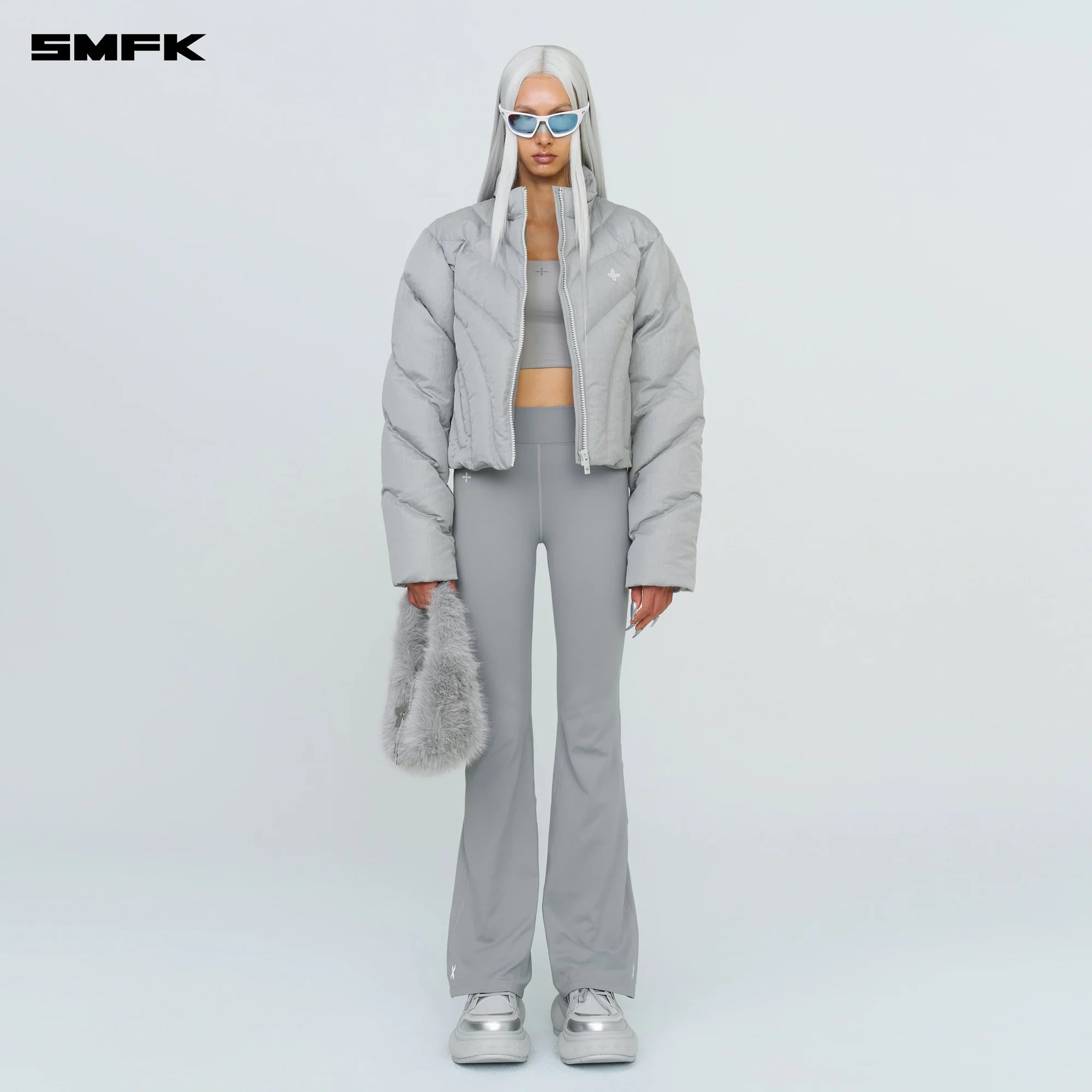 FUTURE X-HEAT SHAPING FLARED PANTS GRAY