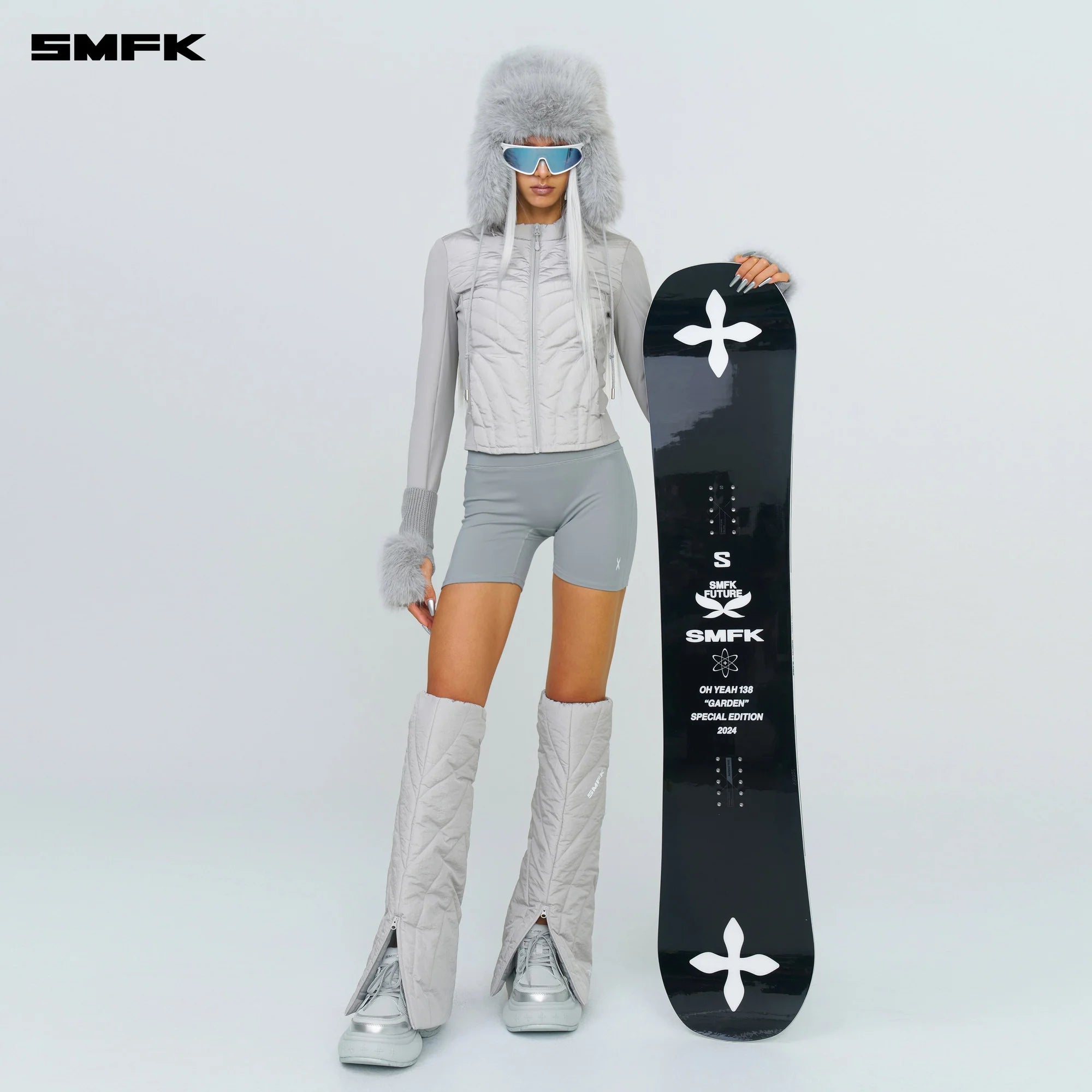 FUTURE X-HEAT SHAPING SPORTY SHORTS GRAY