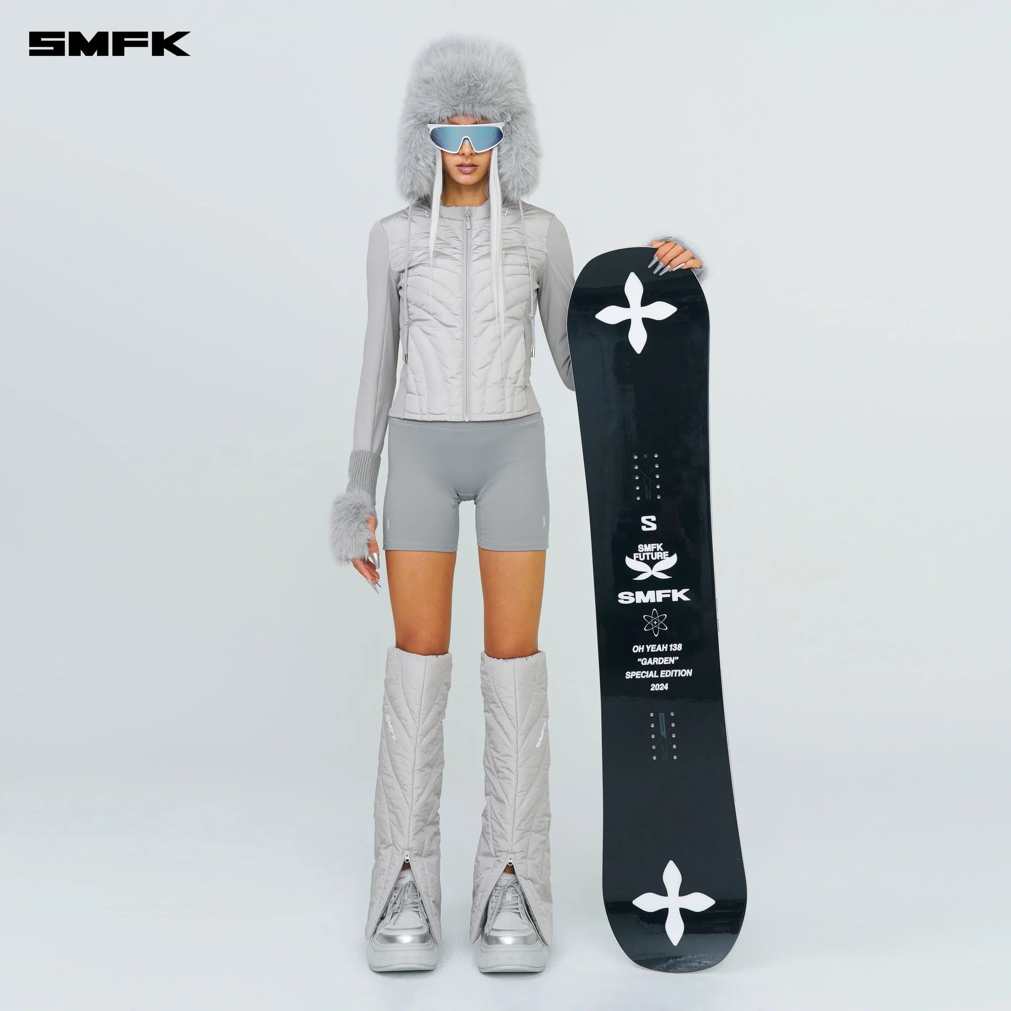 FUTURE X-HEAT SHAPING SPORTY SHORTS GRAY
