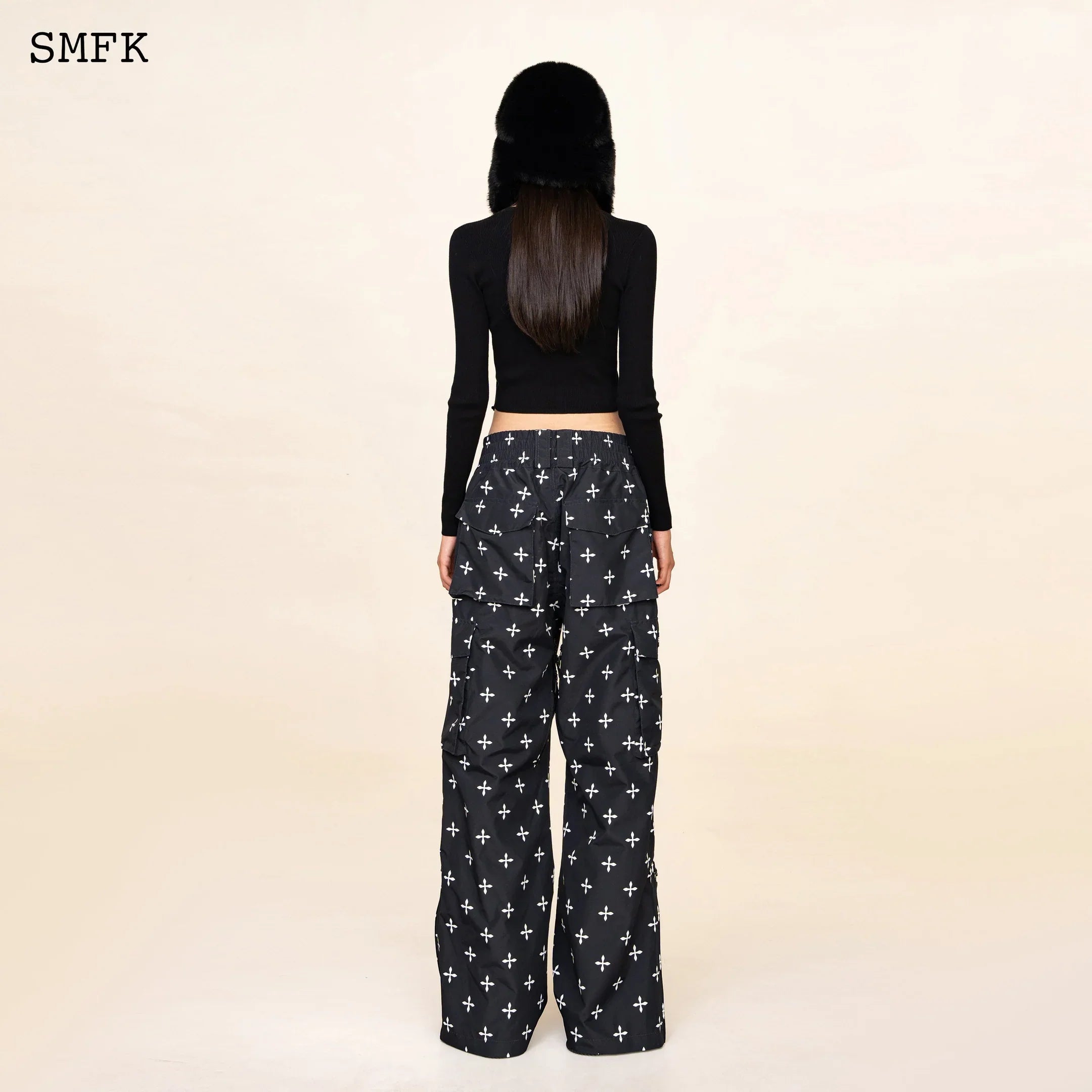 GARDEN SNOW PANTS IN BLACK WSP01BG