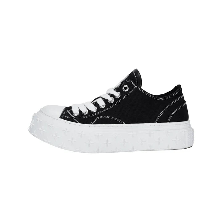 GARDEN VINTAGE SKATE SHOES BLACK AND WHITE
