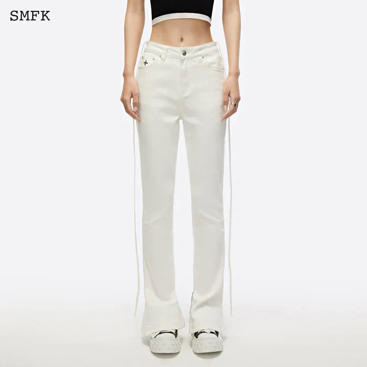 MERMAID SKINNY JEANS SKY WHITE UJ002W
