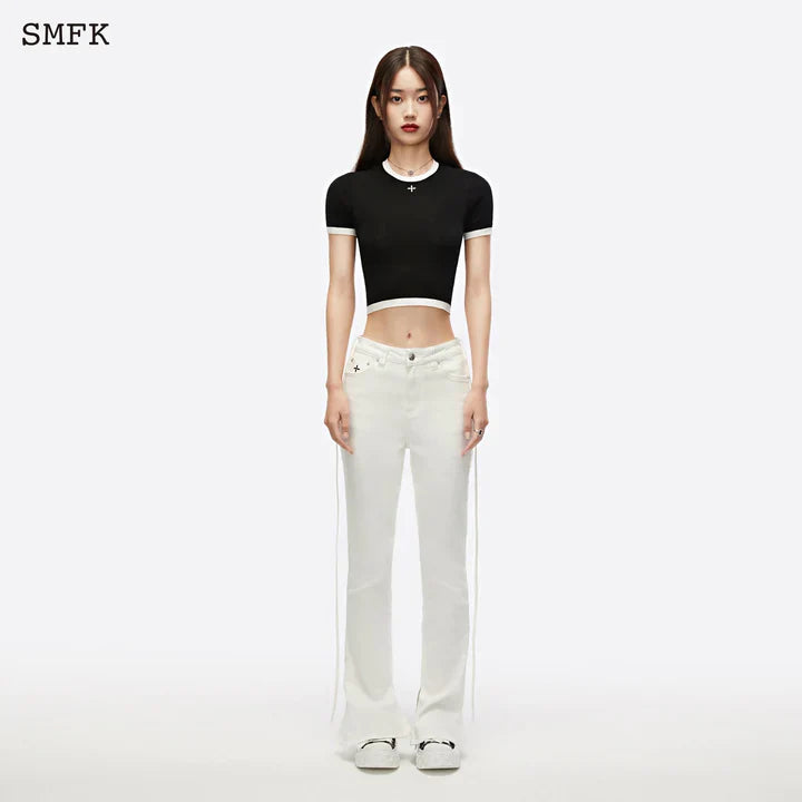 MERMAID SKINNY JEANS SKY WHITE UJ002W