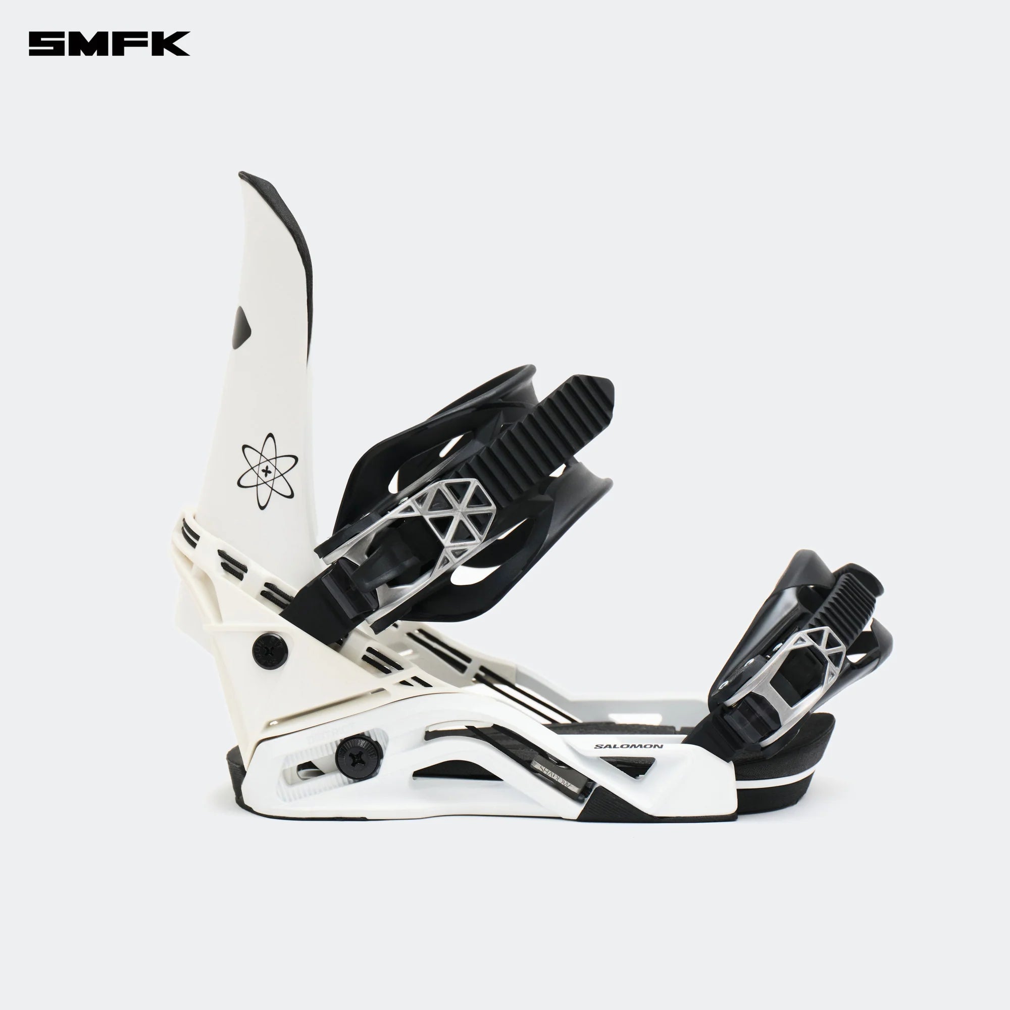2000CAD  L47852000 SMFK X SALOMON Snowboard Binding White COMPASS（GIFT）