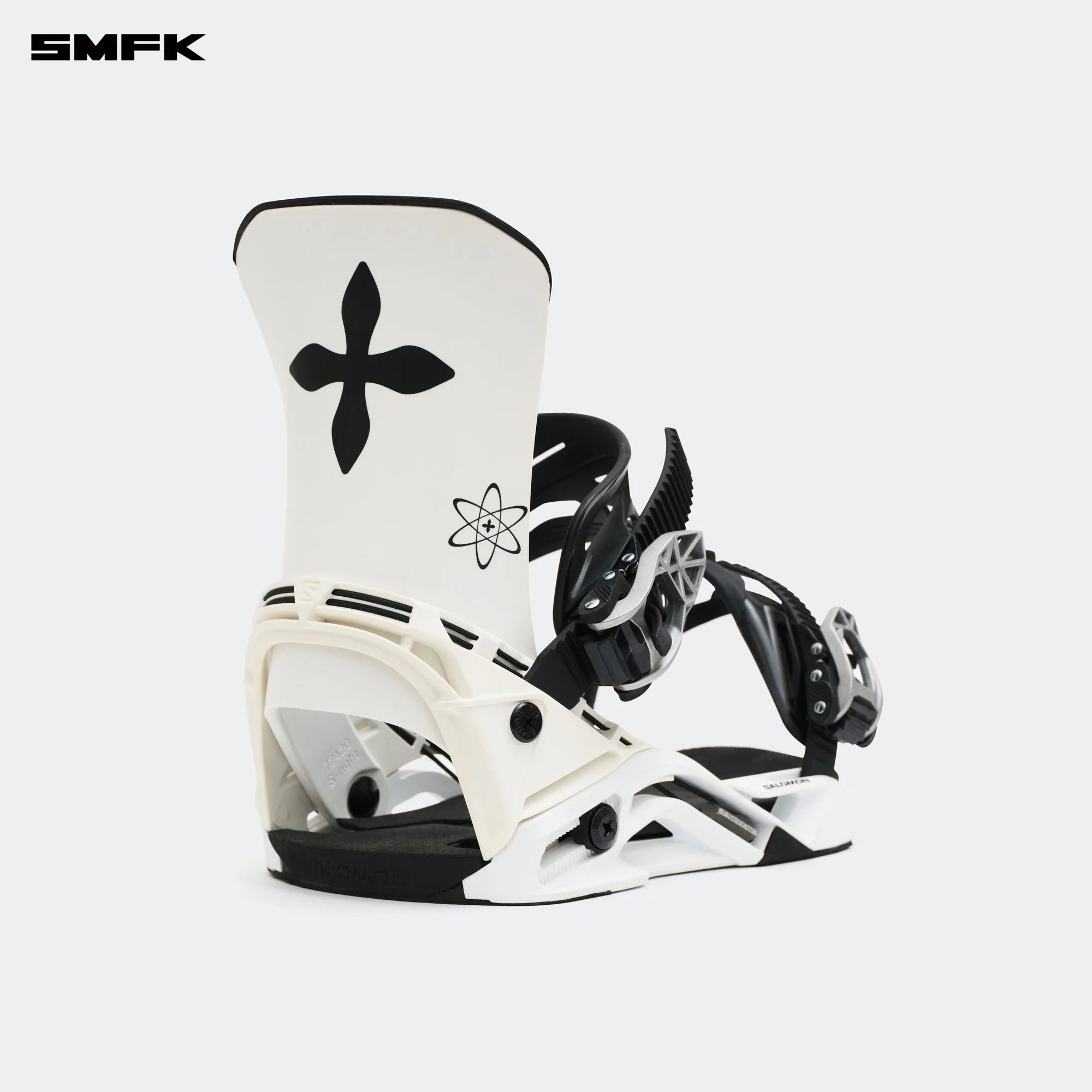 2000CAD  L47852000 SMFK X SALOMON Snowboard Binding White COMPASS（GIFT）