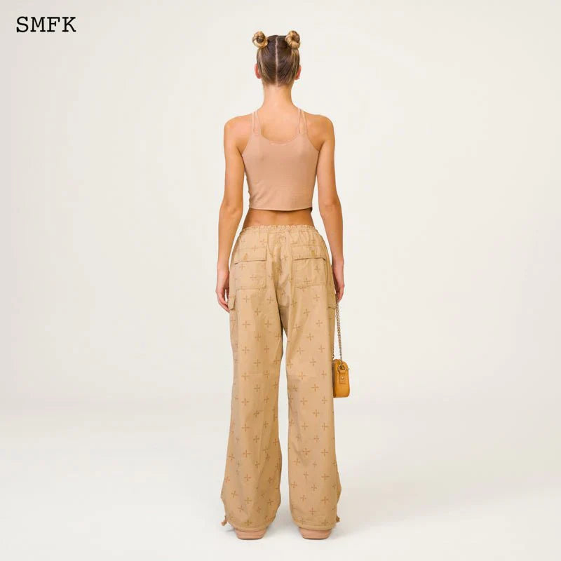 TEMPLE GARDEN HUNTING CARGO PANTS NUDE