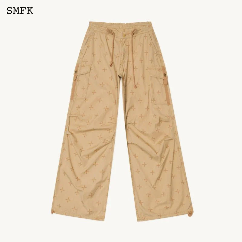 TEMPLE GARDEN HUNTING CARGO PANTS NUDE