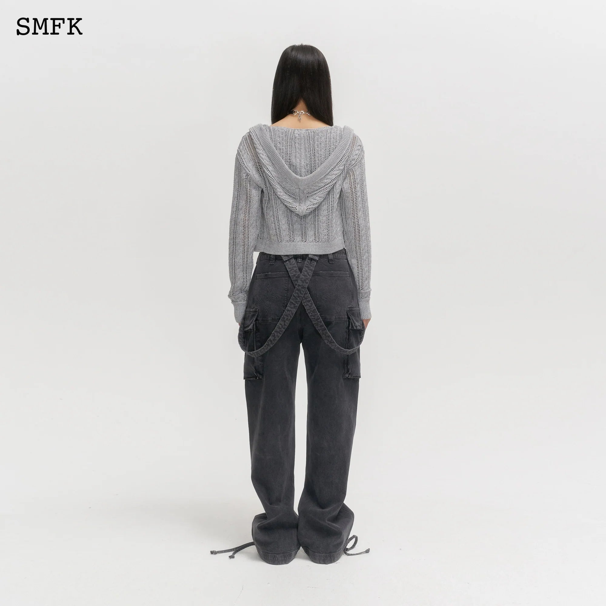 Wilderness Grey Starlight Knitted Hoodie